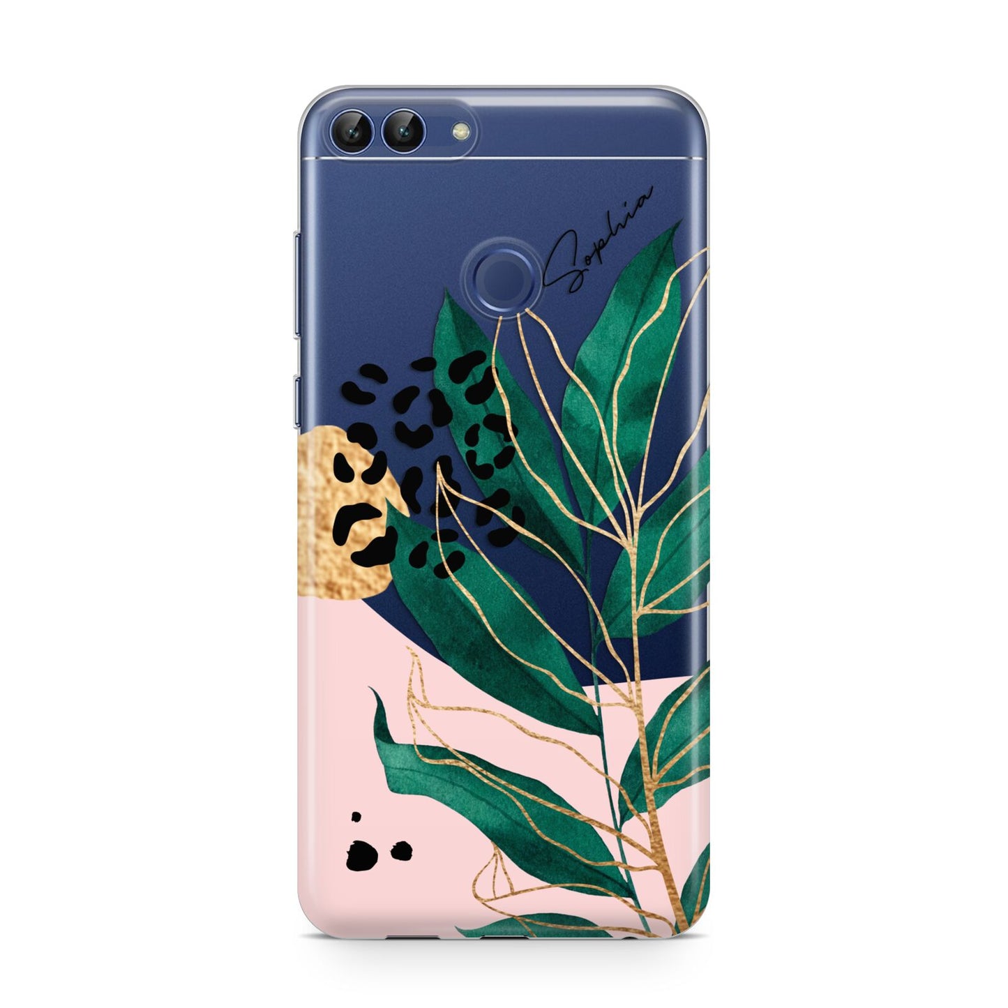 Personalised Tropical Leaf Huawei P Smart Case