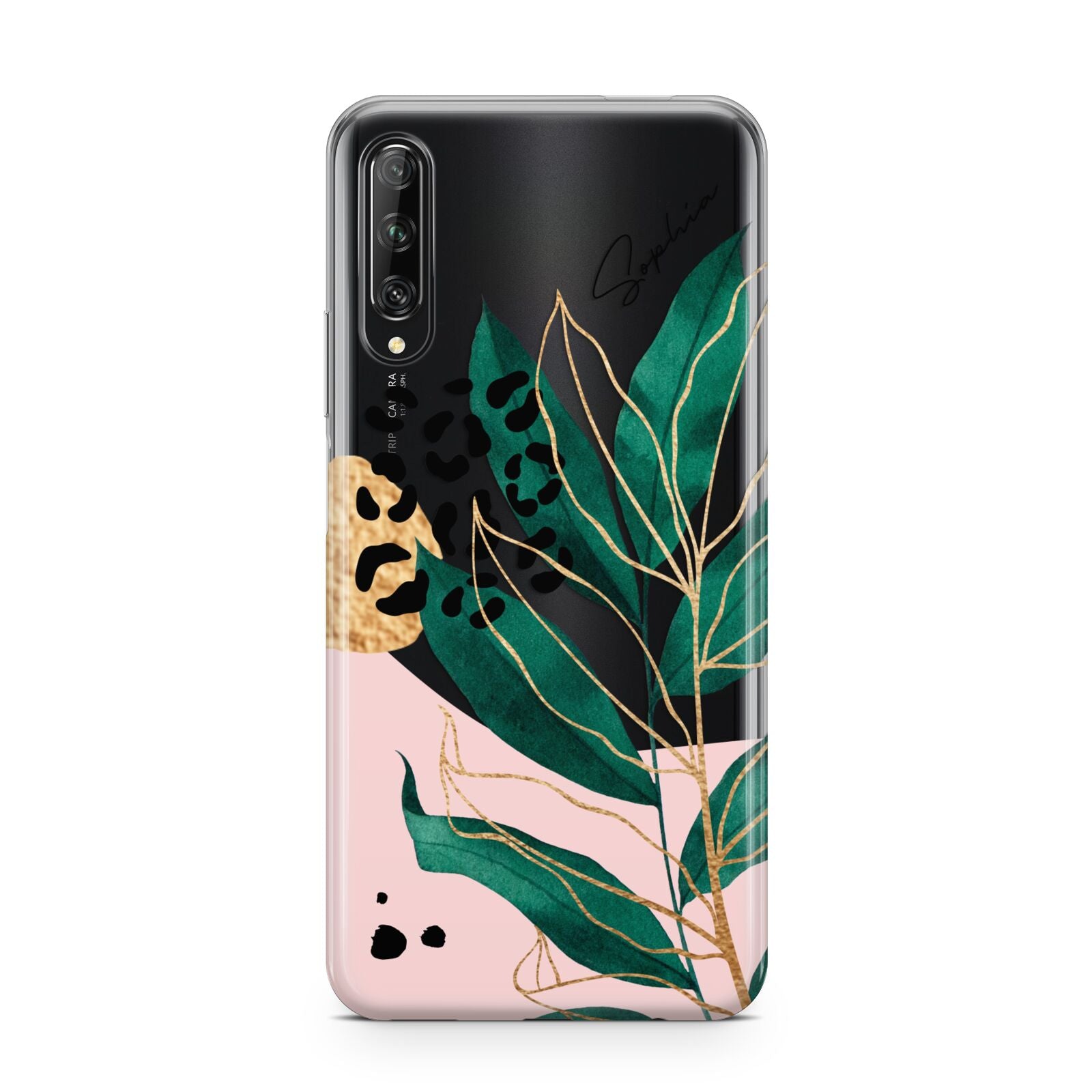 Personalised Tropical Leaf Huawei P Smart Pro 2019