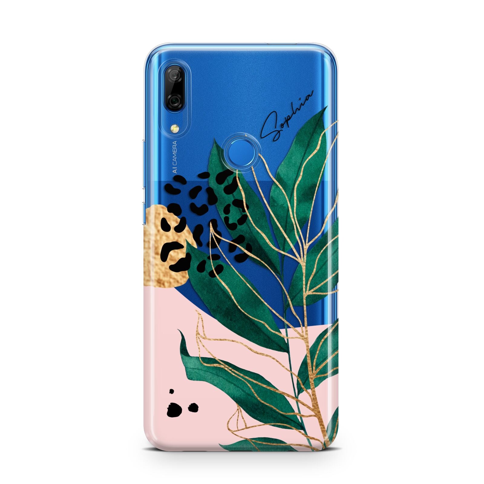 Personalised Tropical Leaf Huawei P Smart Z