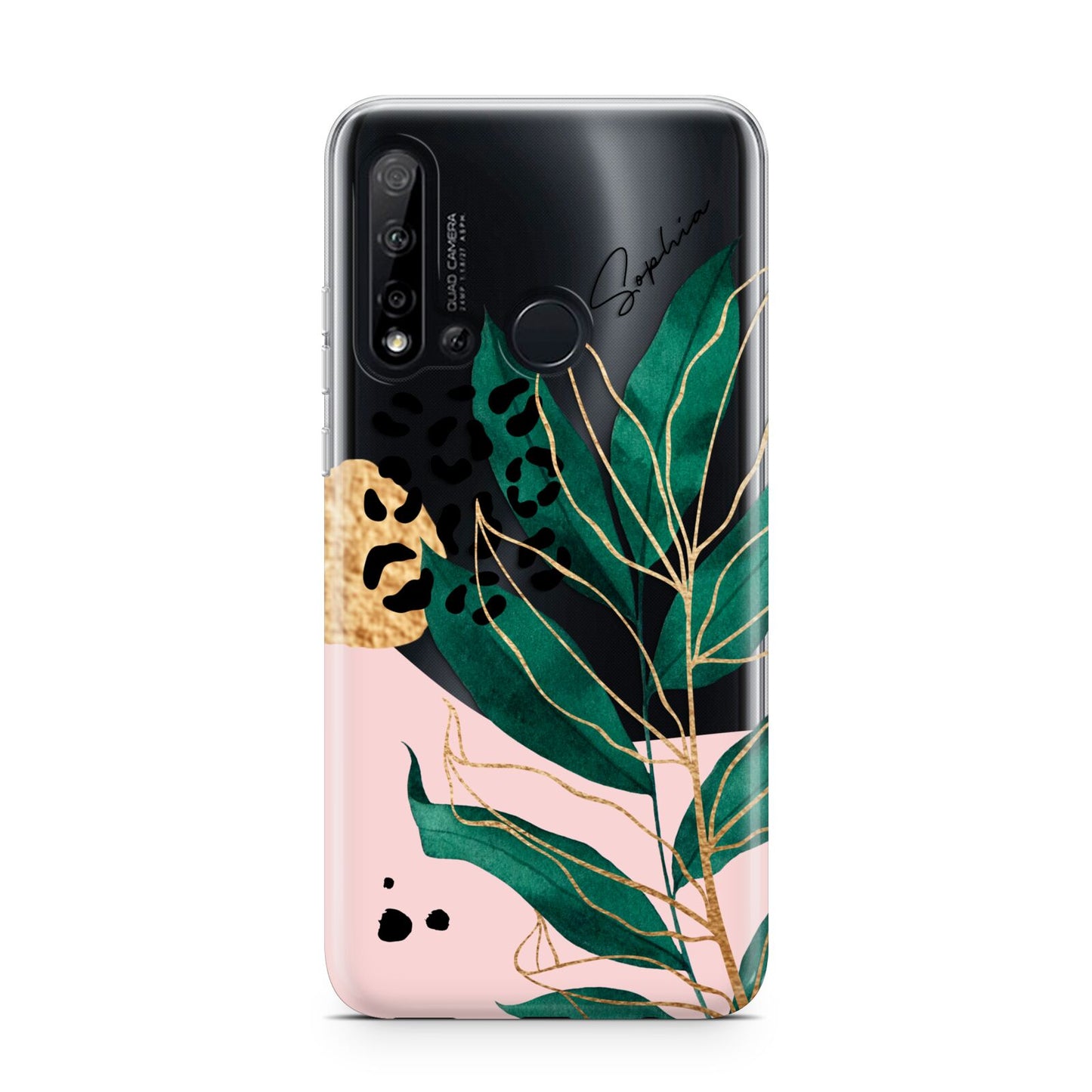 Personalised Tropical Leaf Huawei P20 Lite 5G Phone Case