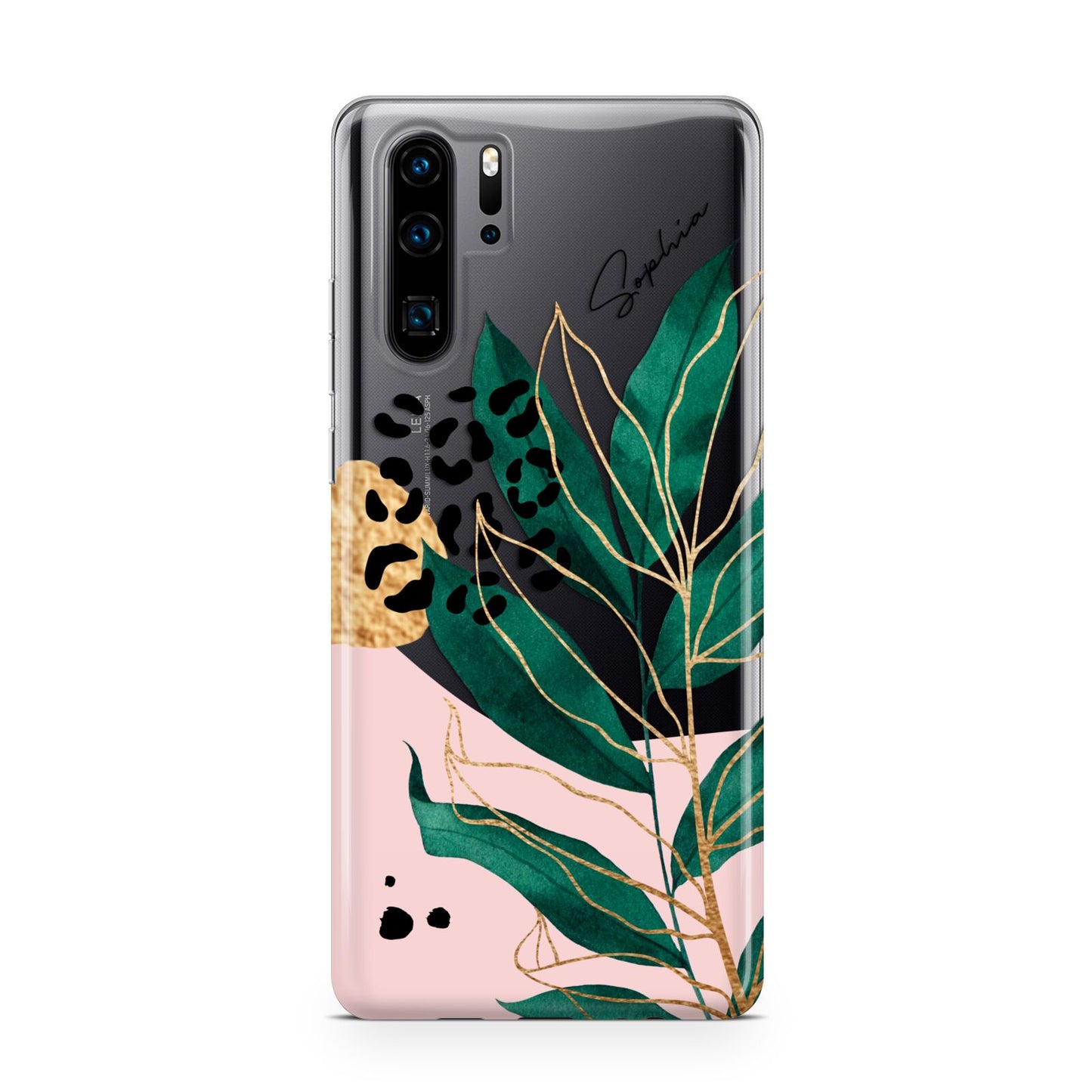 Personalised Tropical Leaf Huawei P30 Pro Phone Case