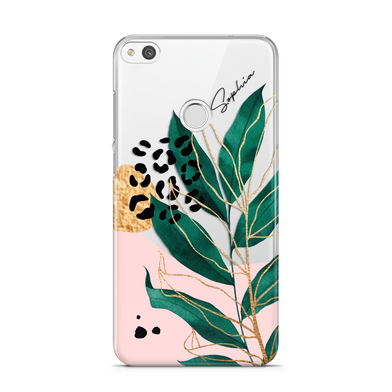 Personalised Tropical Leaf Huawei P8 Lite Case