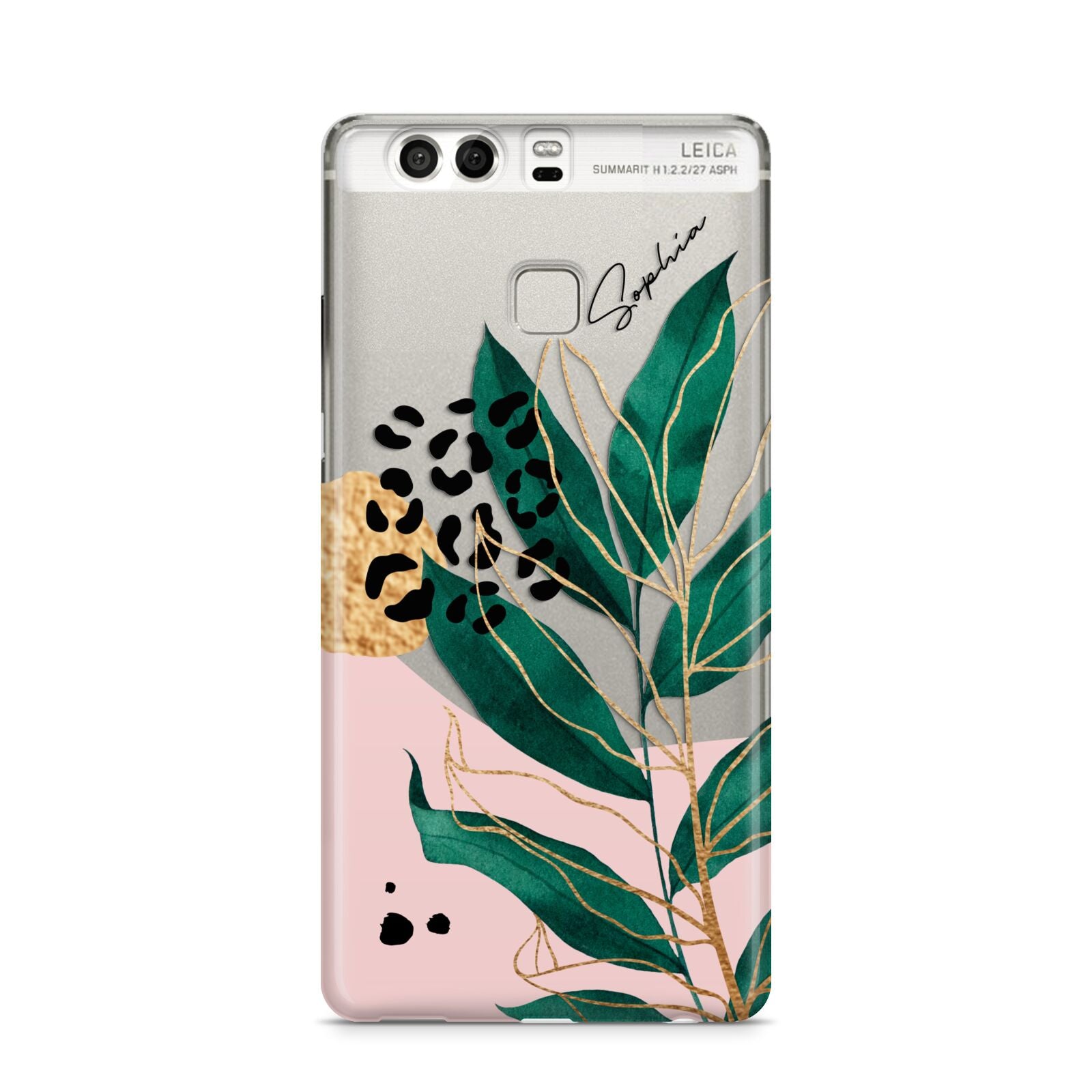 Personalised Tropical Leaf Huawei P9 Case