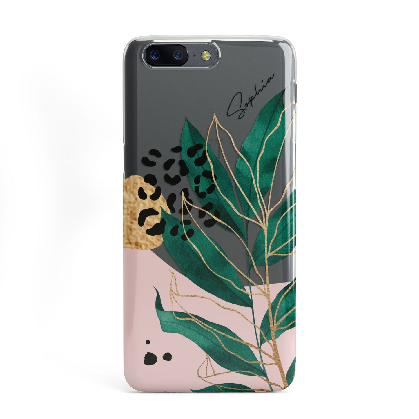 Personalised Tropical Leaf OnePlus Case