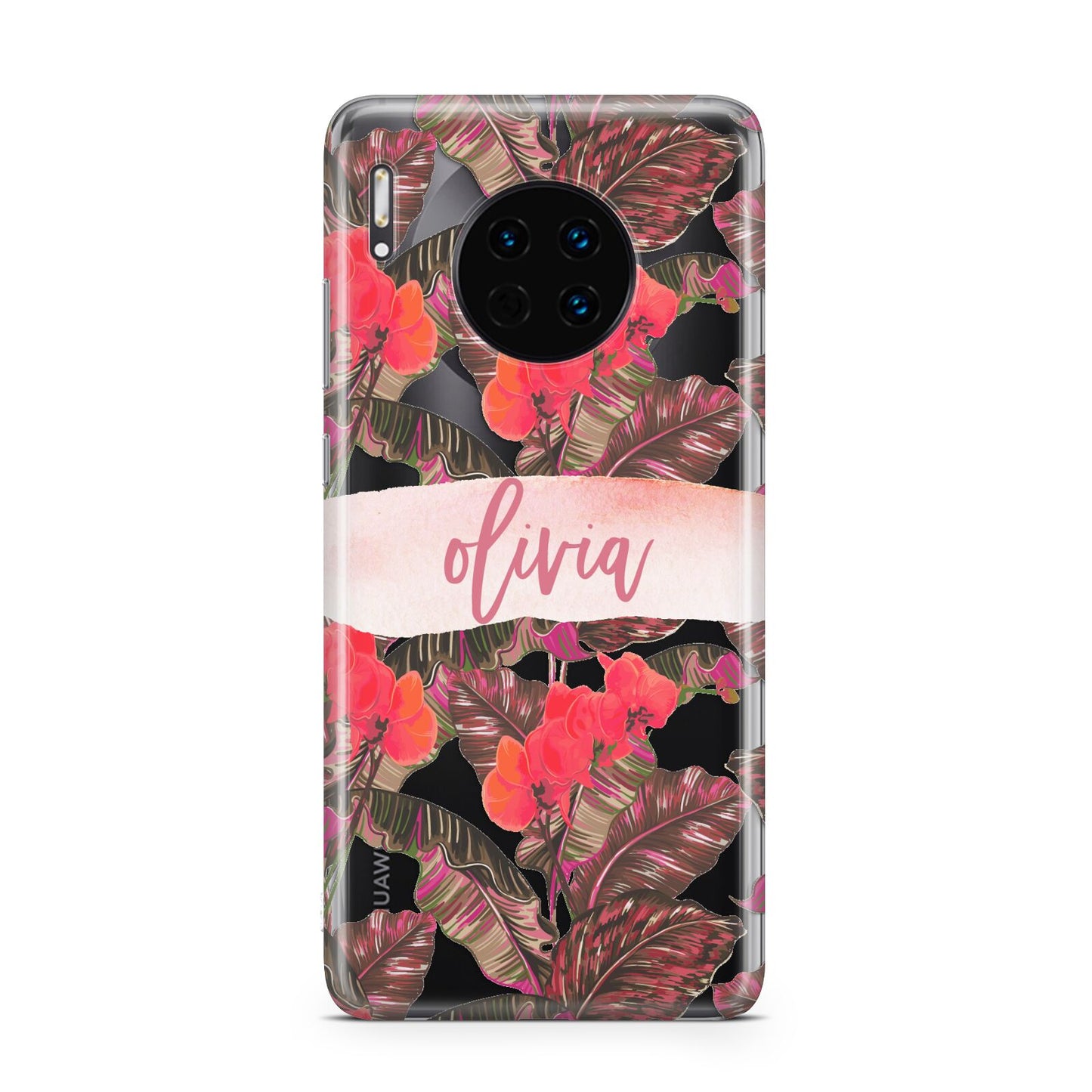 Personalised Tropical Orchid Floral Huawei Mate 30