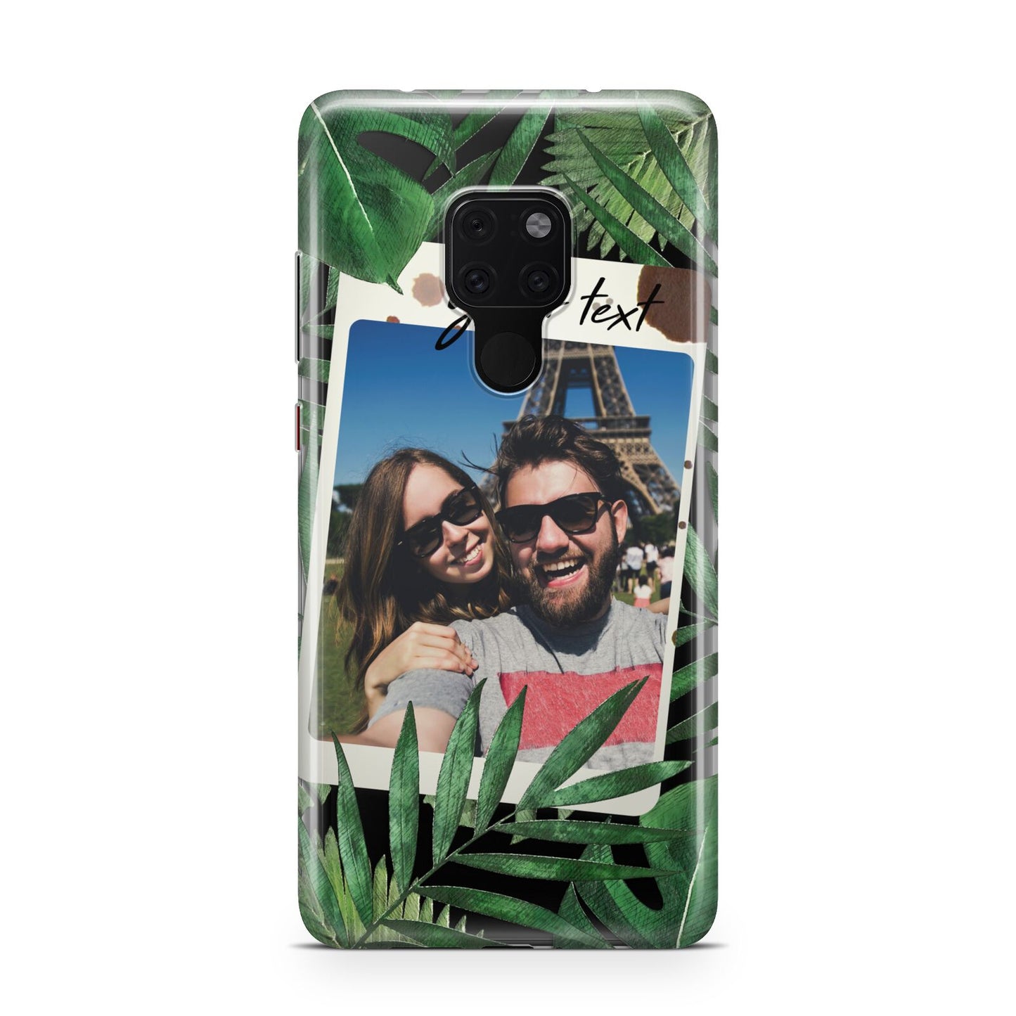 Personalised Tropical Photo Text Huawei Mate 20 Phone Case