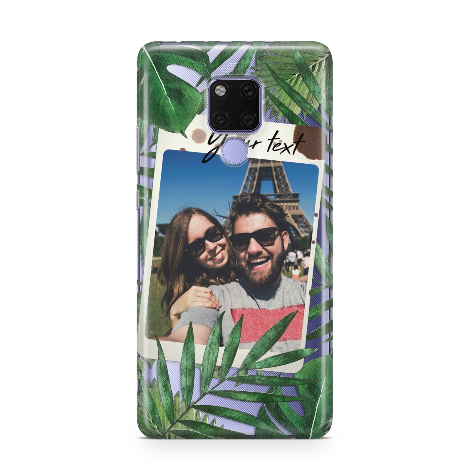 Personalised Tropical Photo Text Huawei Mate 20X Phone Case