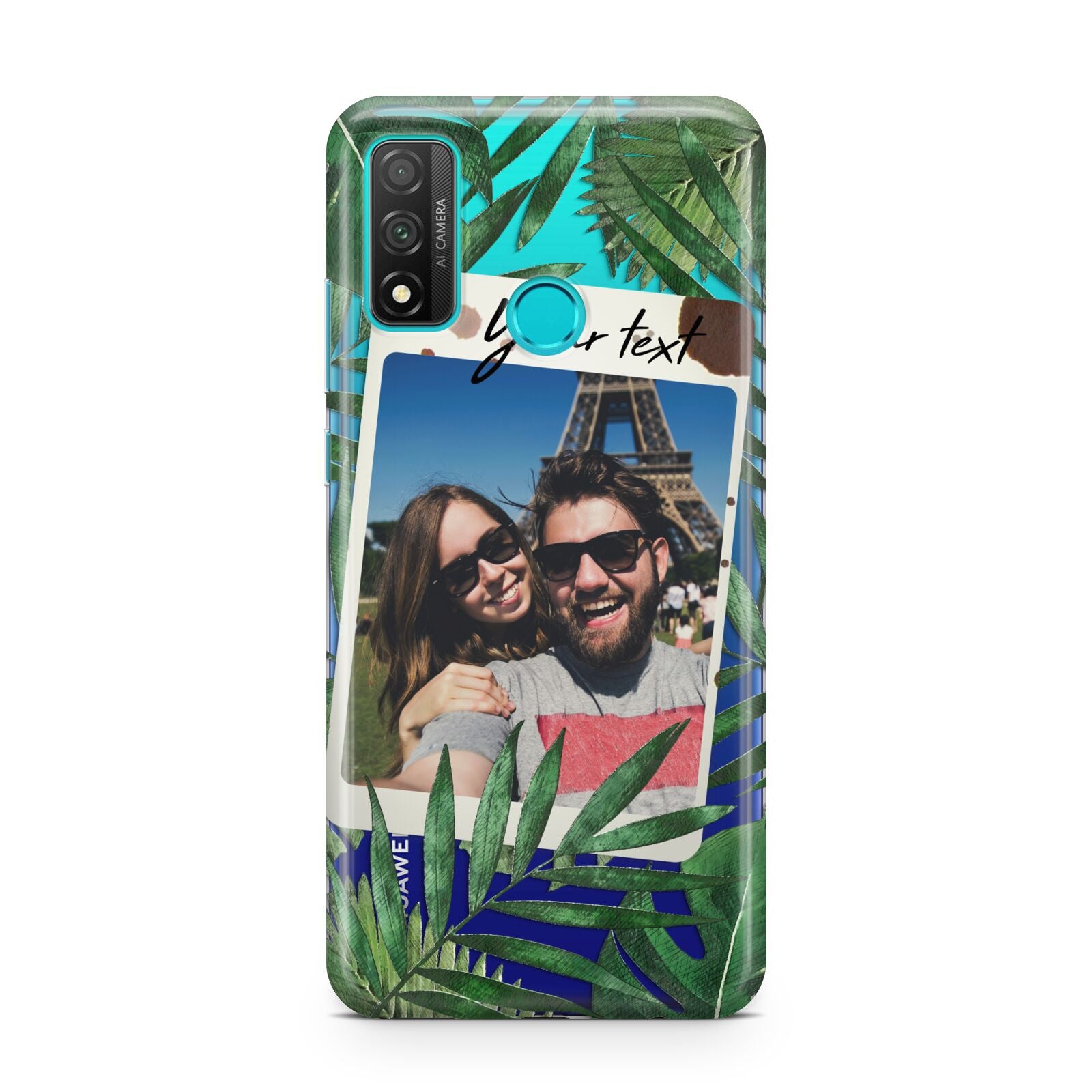 Personalised Tropical Photo Text Huawei P Smart 2020