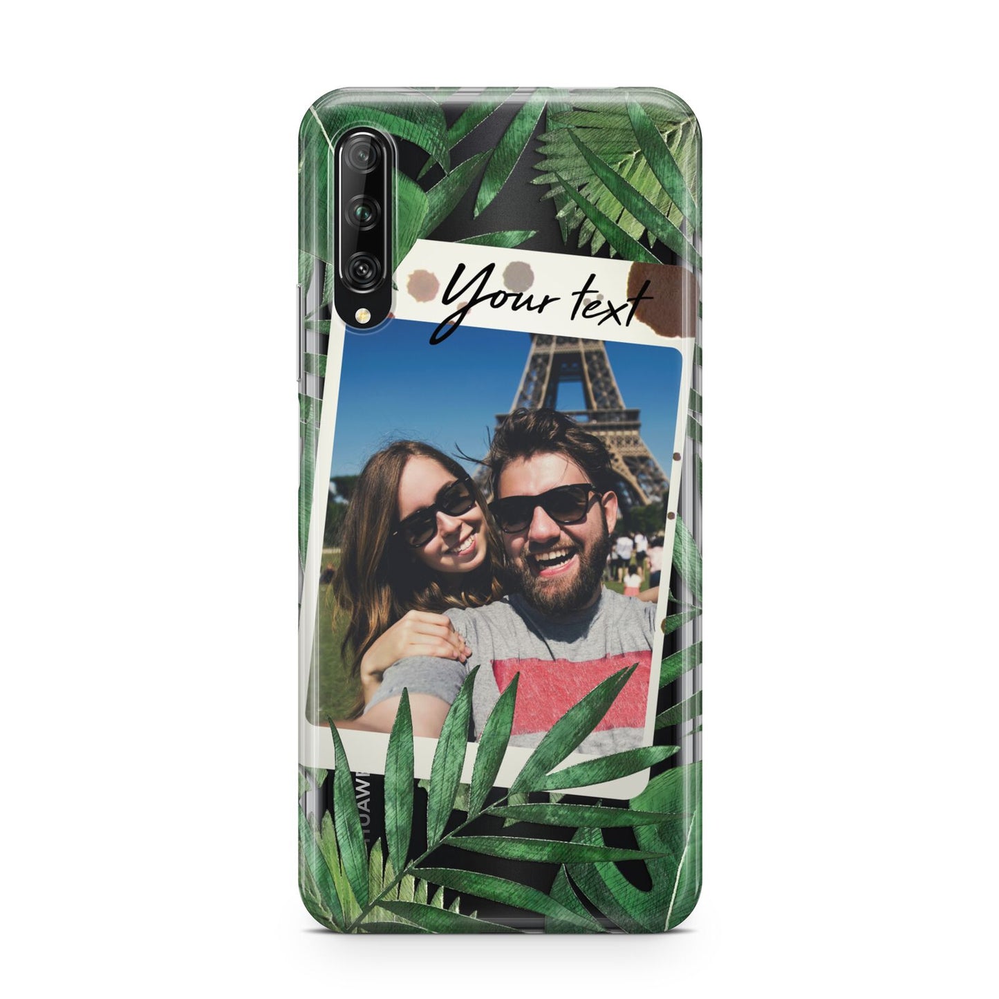 Personalised Tropical Photo Text Huawei P Smart Pro 2019