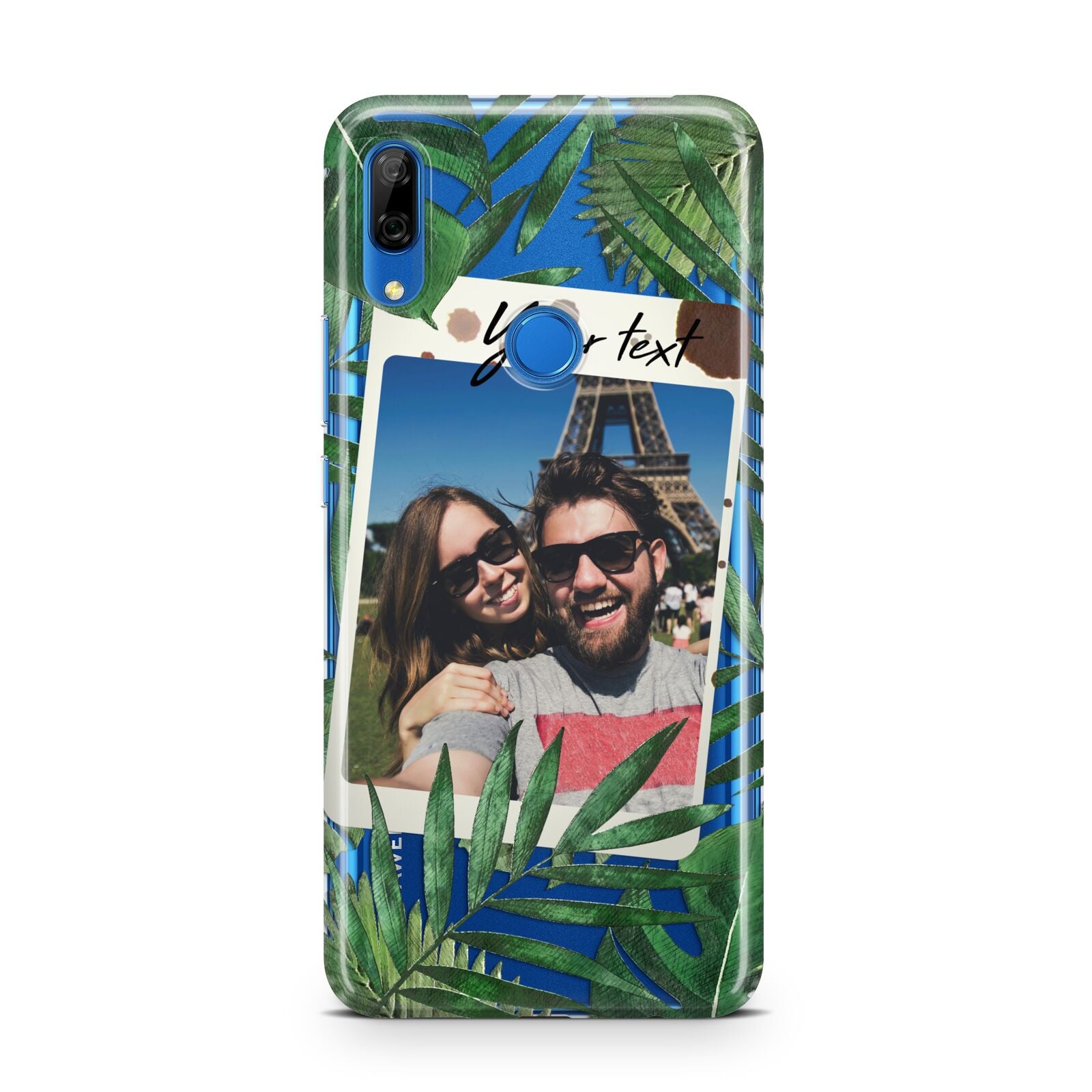 Personalised Tropical Photo Text Huawei P Smart Z