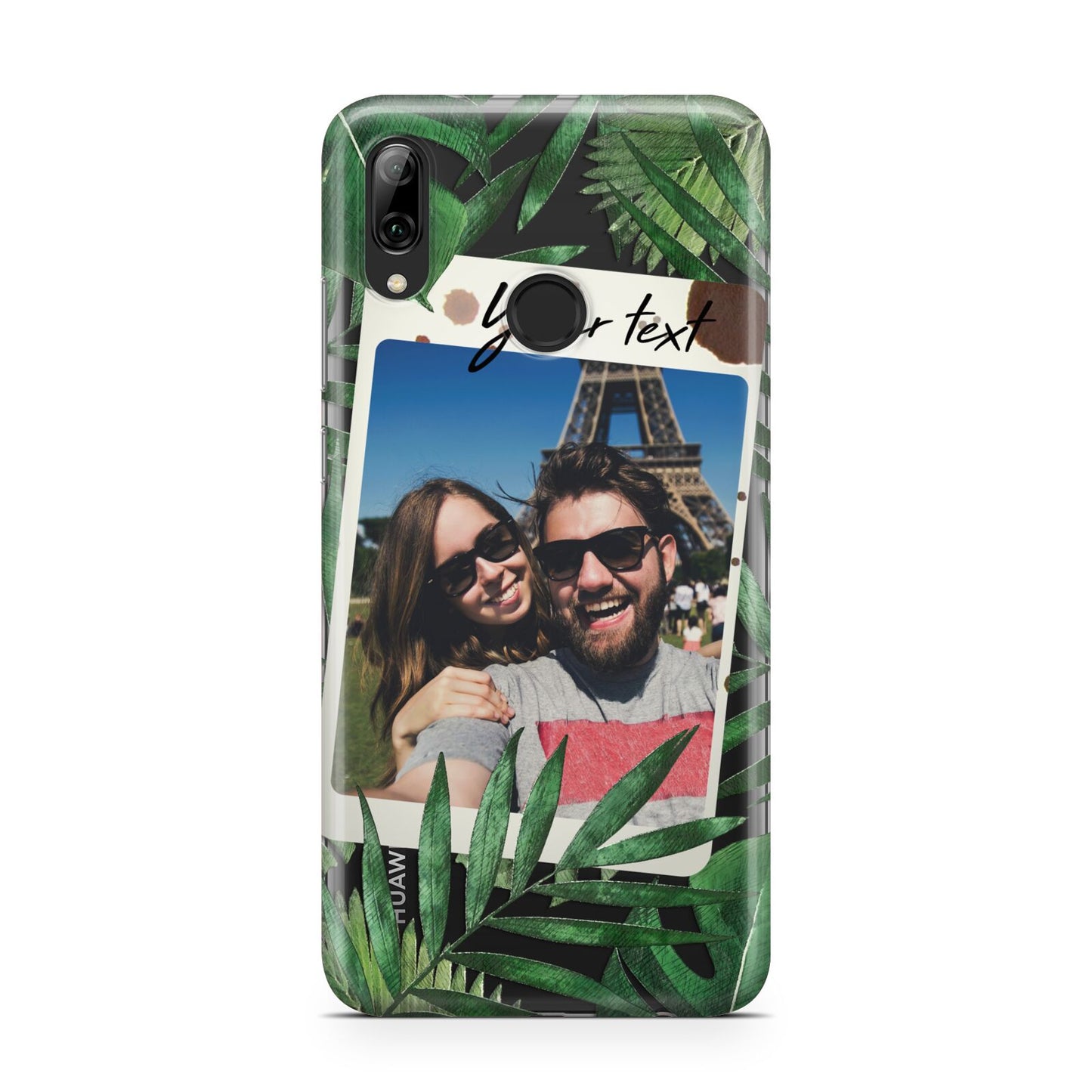 Personalised Tropical Photo Text Huawei Y7 2019