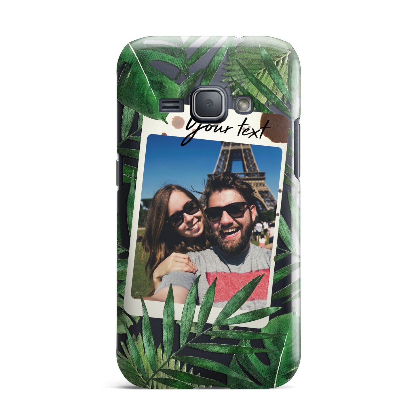 Personalised Tropical Photo Text Samsung Galaxy J1 2016 Case