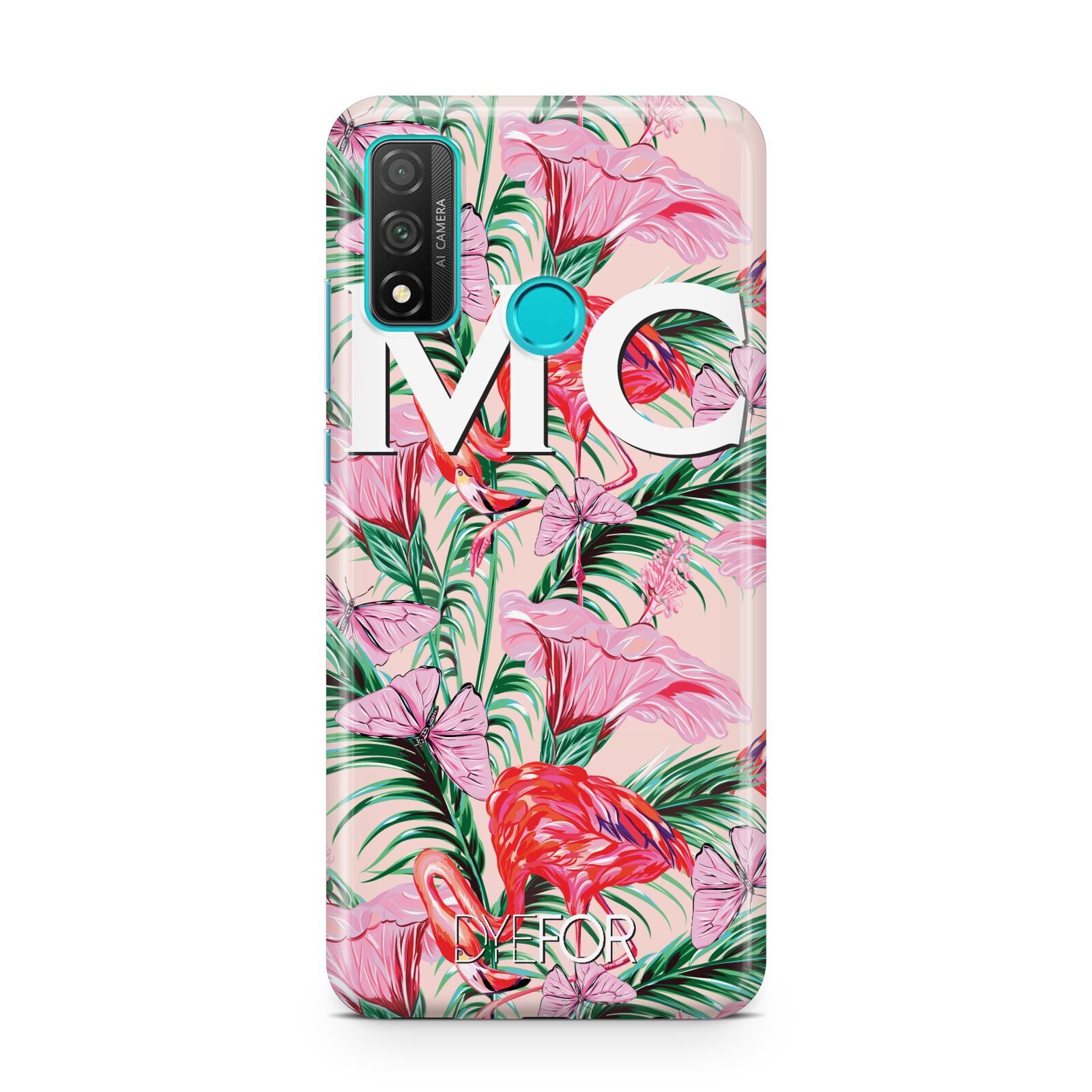 Personalised Tropical Pink Flamingo Huawei P Smart 2020