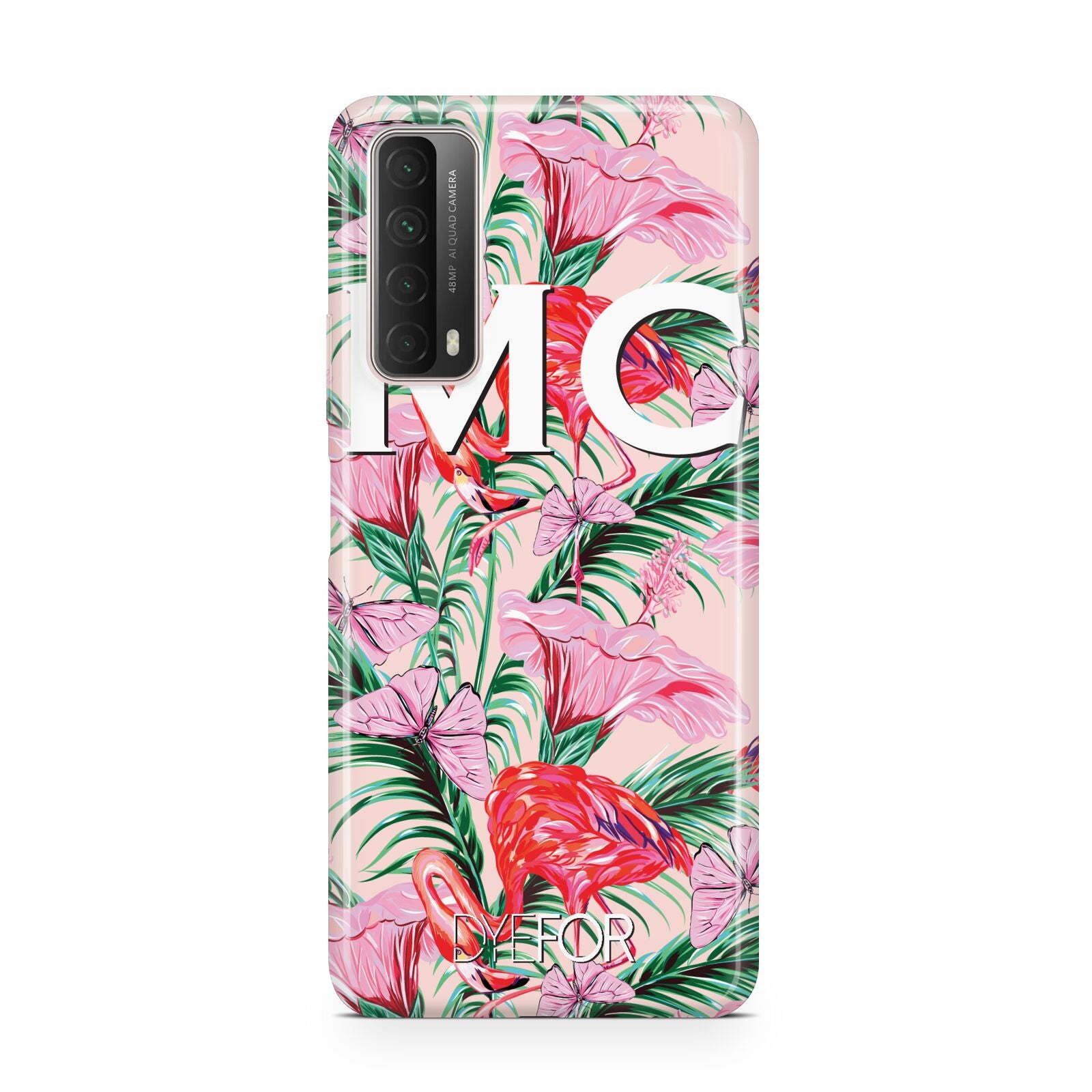 Personalised Tropical Pink Flamingo Huawei P Smart 2021