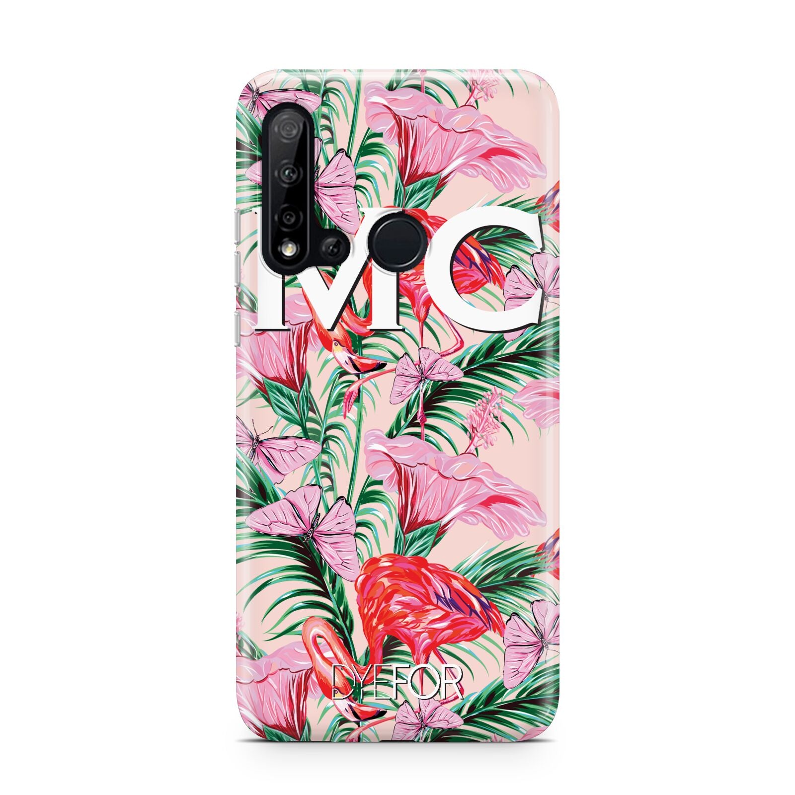 Personalised Tropical Pink Flamingo Huawei P20 Lite 5G Phone Case