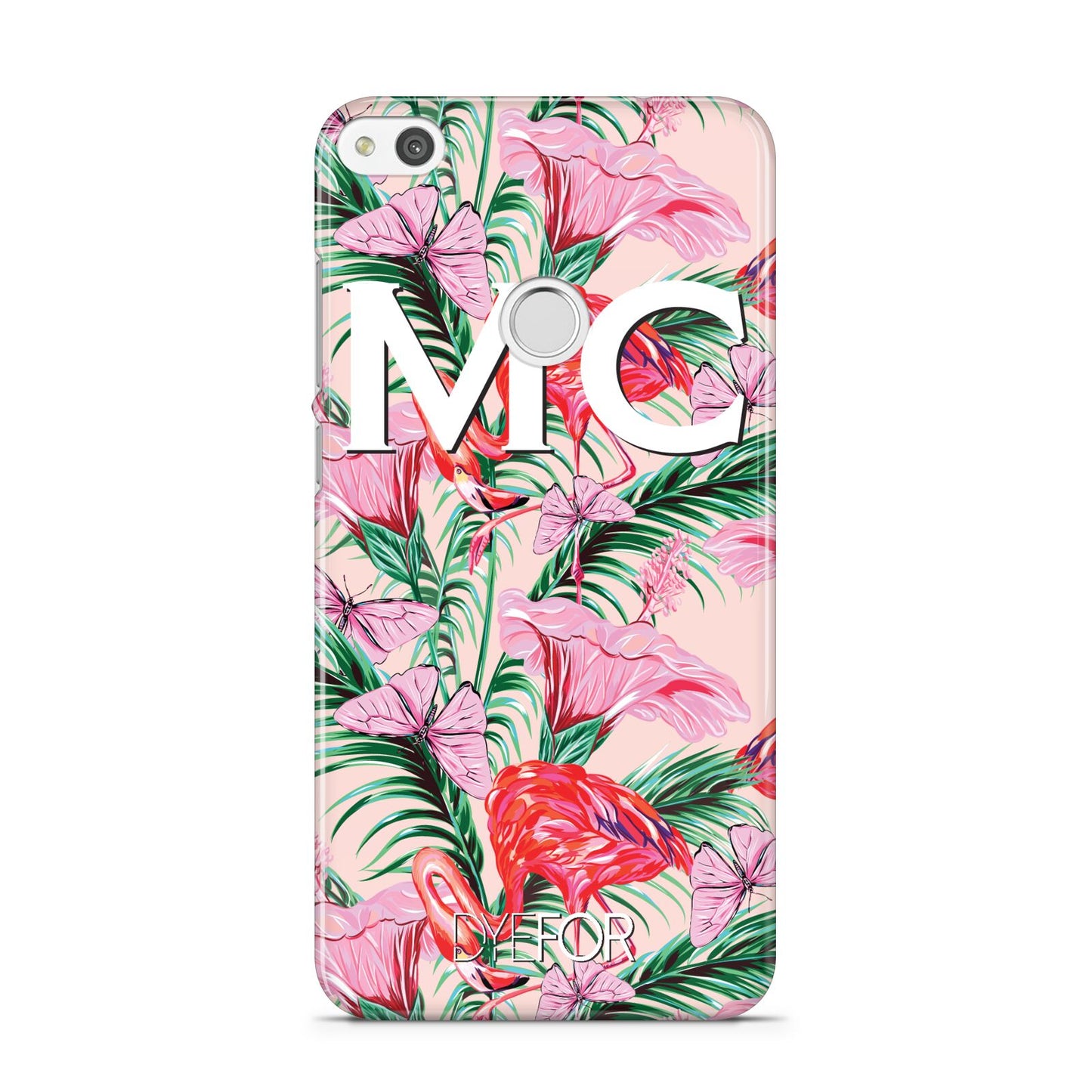 Personalised Tropical Pink Flamingo Huawei P8 Lite Case