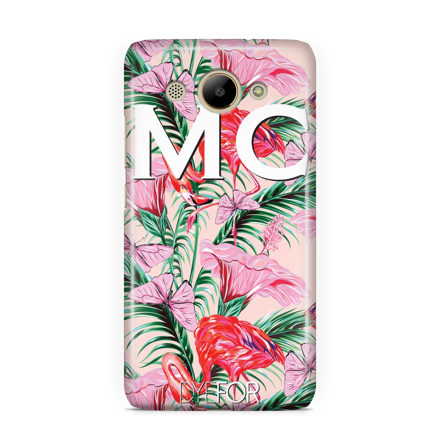 Personalised Tropical Pink Flamingo Huawei Y3 2017