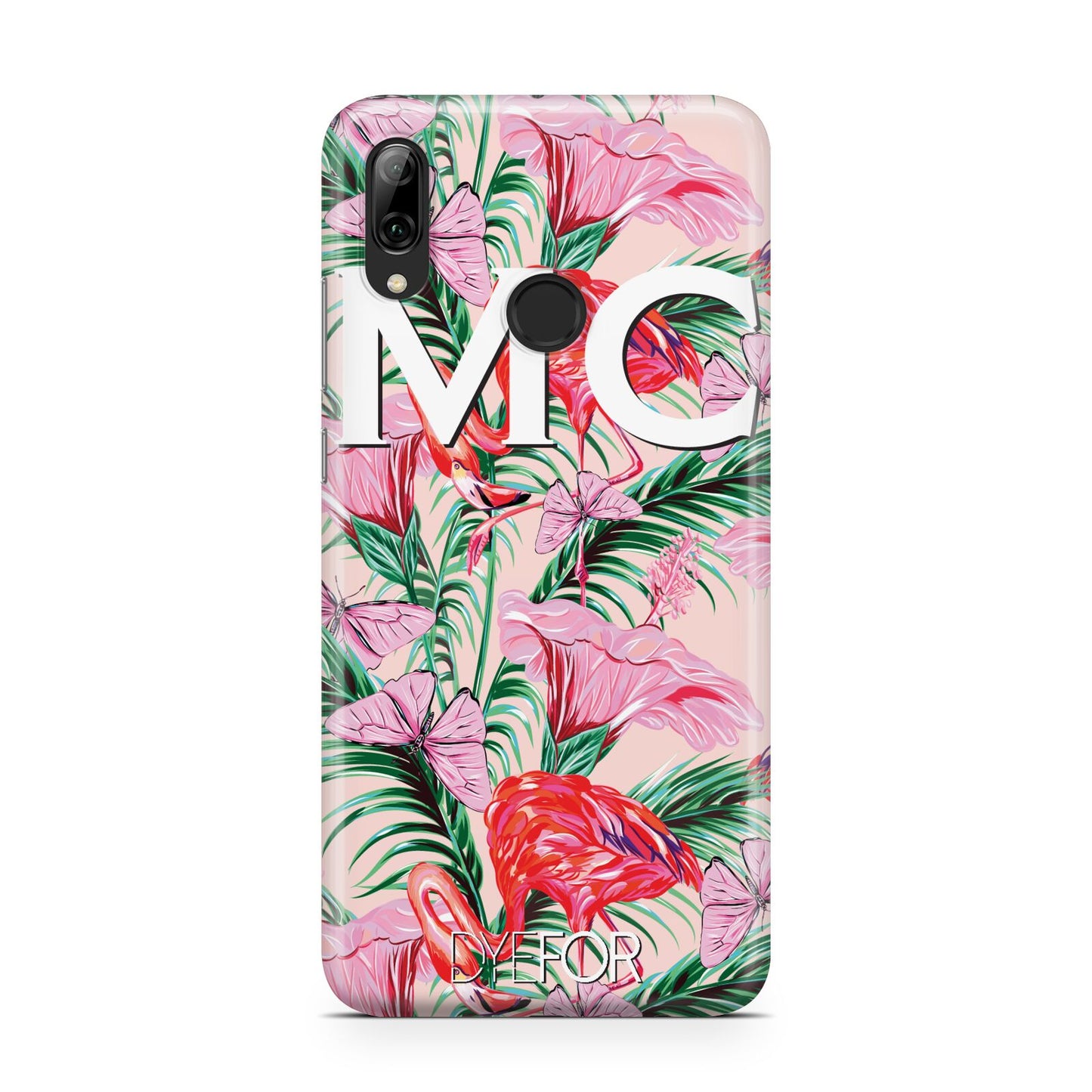 Personalised Tropical Pink Flamingo Huawei Y7 2019