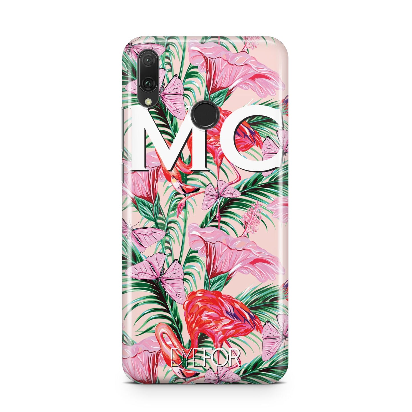 Personalised Tropical Pink Flamingo Huawei Y9 2019