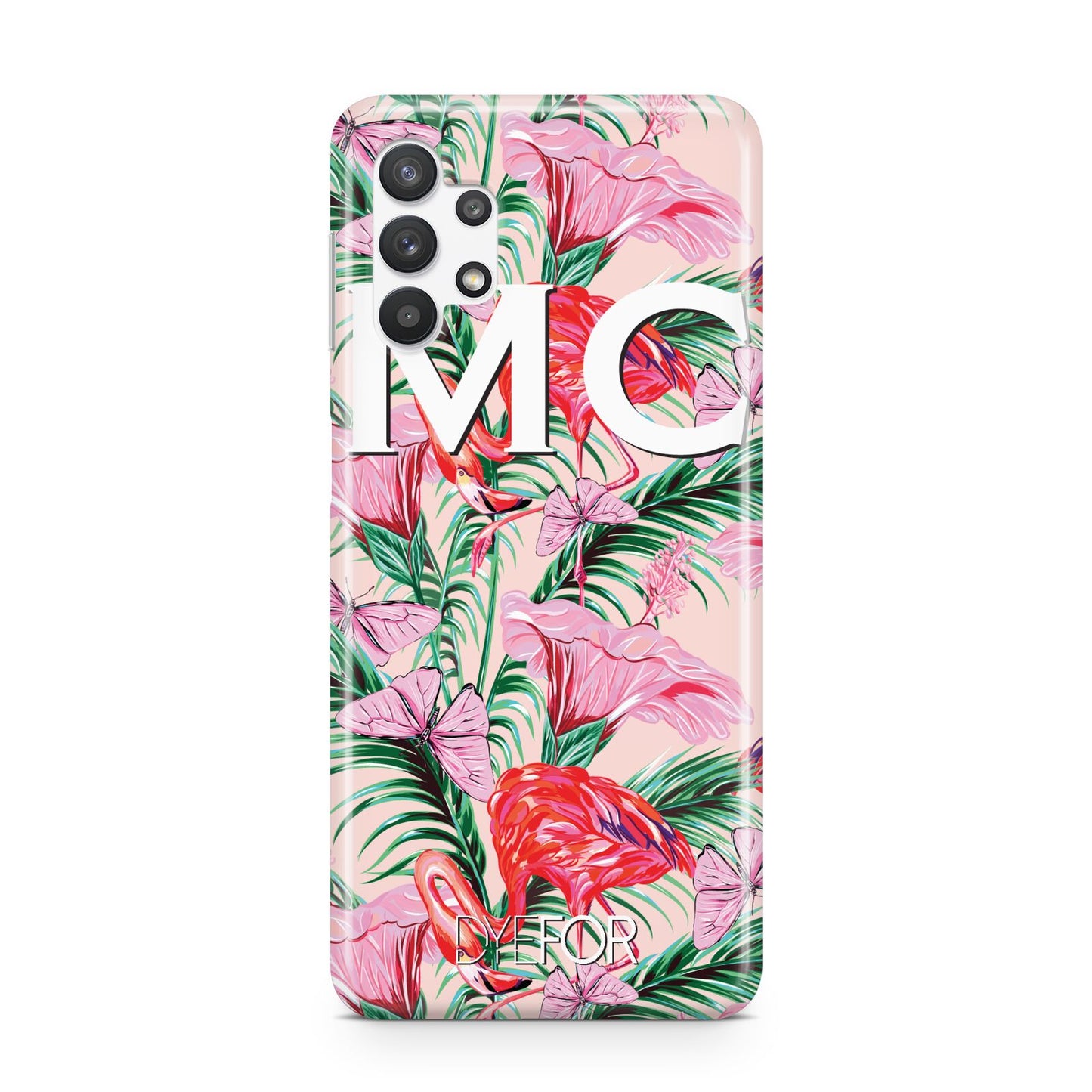 Personalised Tropical Pink Flamingo Samsung A32 5G Case