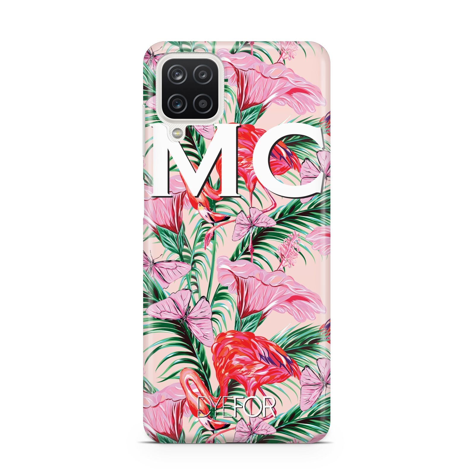 Personalised Tropical Pink Flamingo Samsung M12 Case