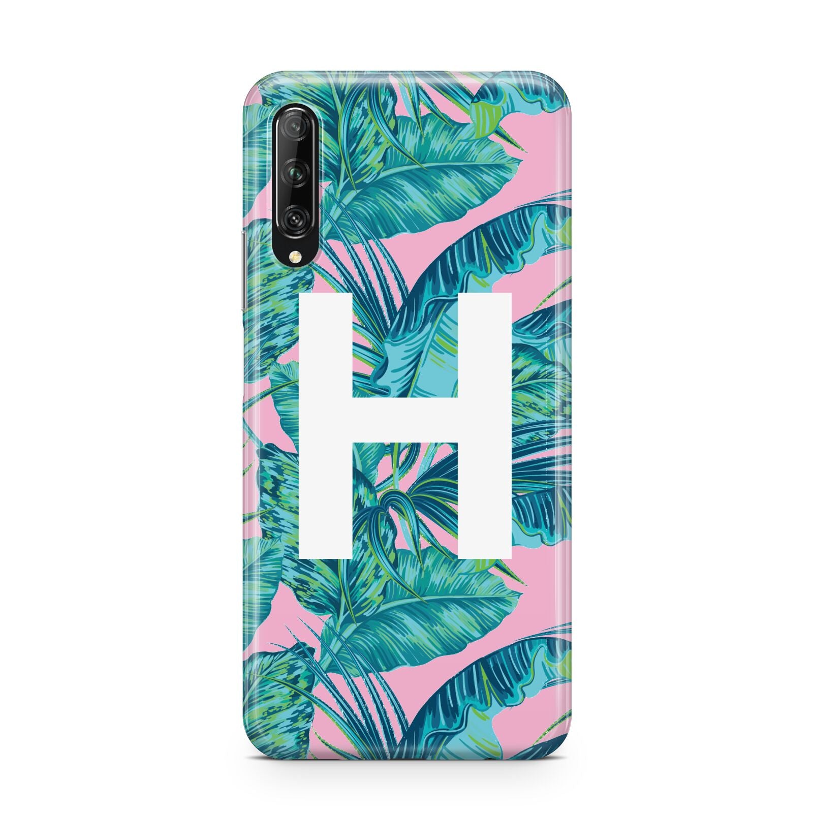 Personalised Tropical Pink and Green Huawei P Smart Pro 2019