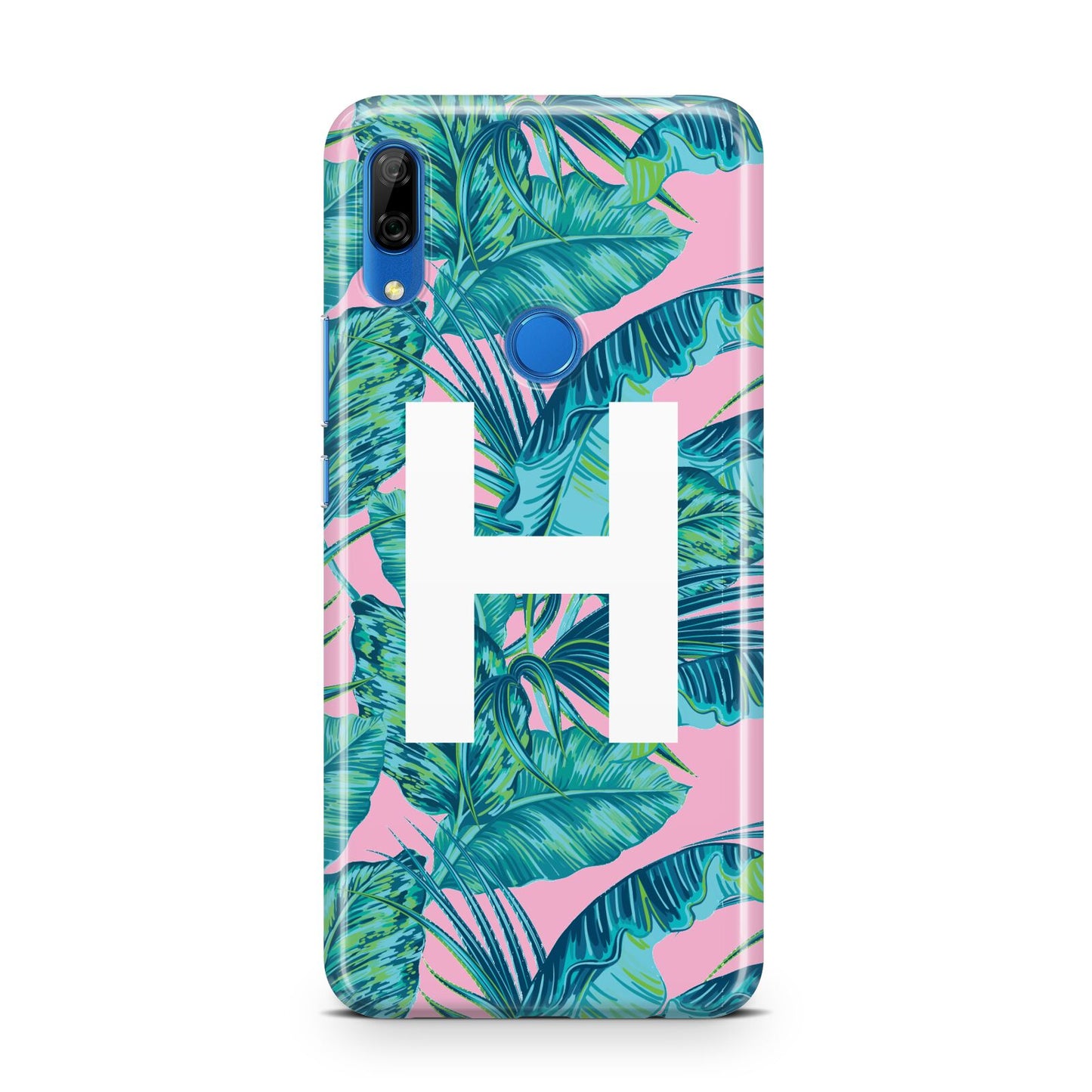 Personalised Tropical Pink and Green Huawei P Smart Z