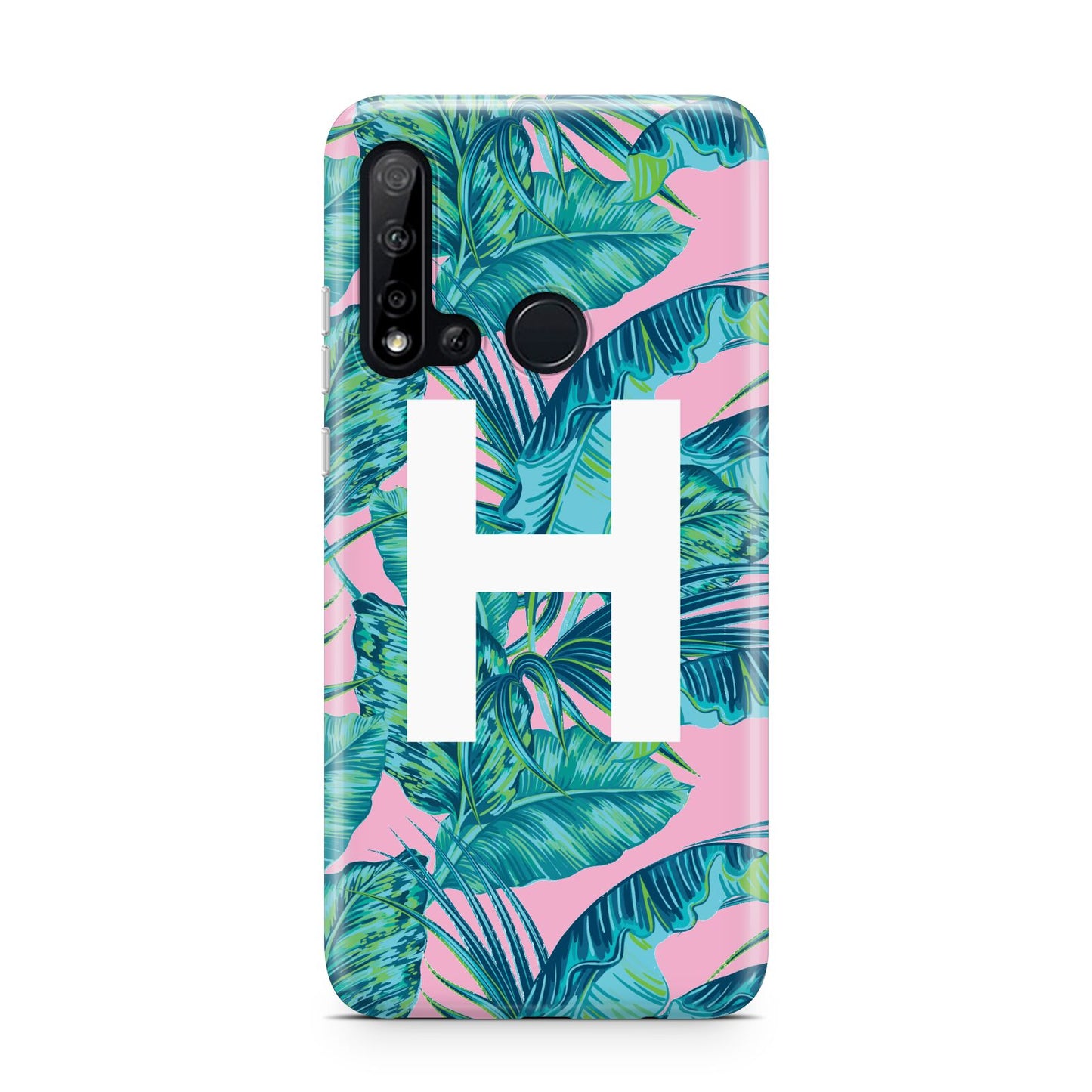 Personalised Tropical Pink and Green Huawei P20 Lite 5G Phone Case