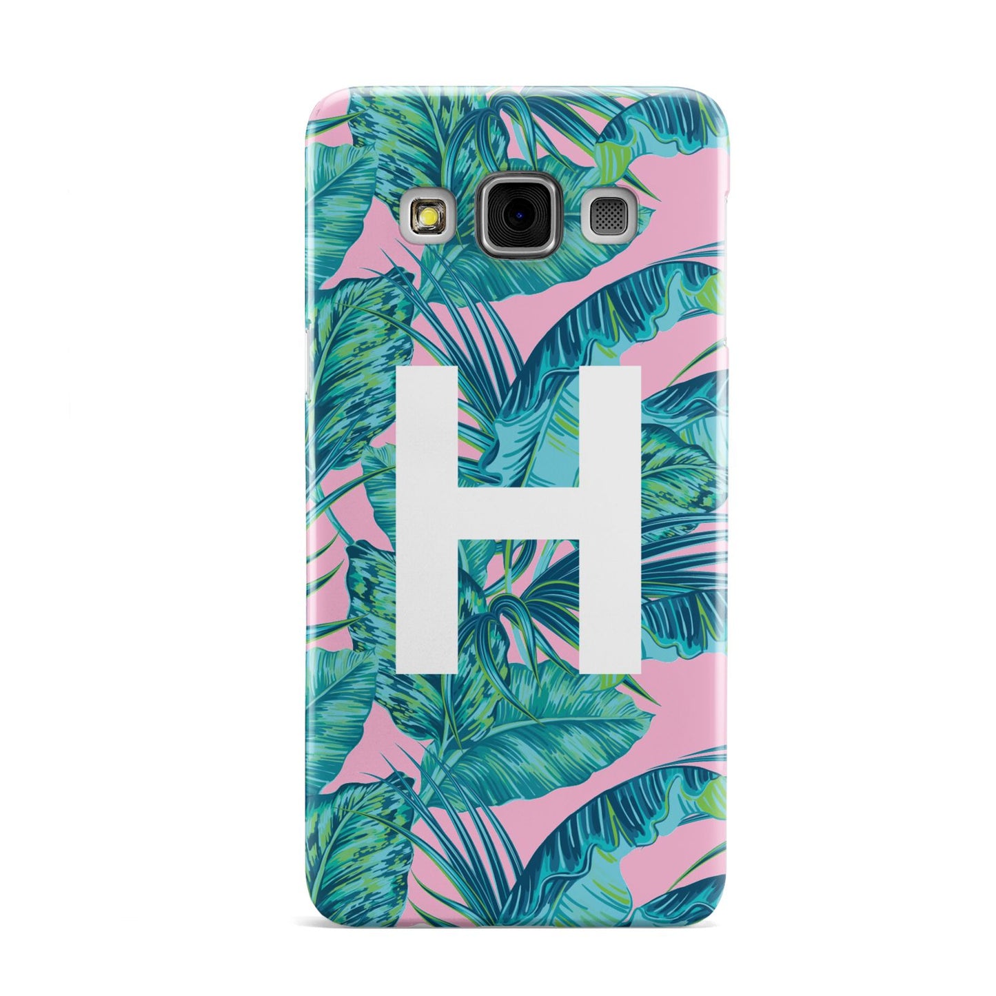 Personalised Tropical Pink and Green Samsung Galaxy A3 Case