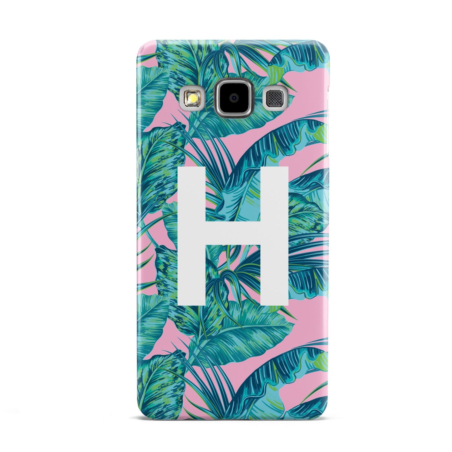 Personalised Tropical Pink and Green Samsung Galaxy A5 Case