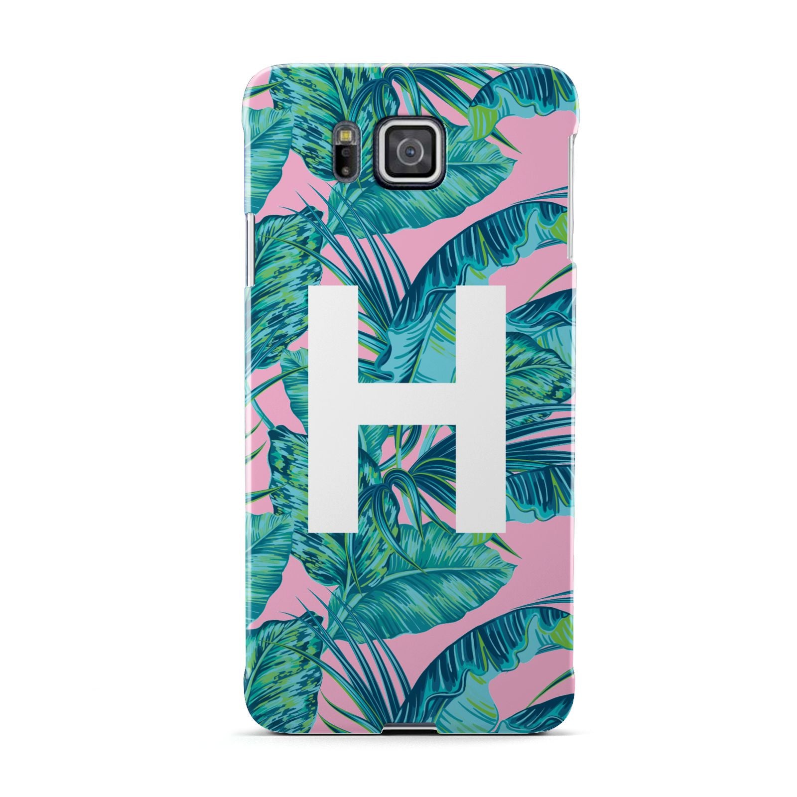 Personalised Tropical Pink and Green Samsung Galaxy Alpha Case