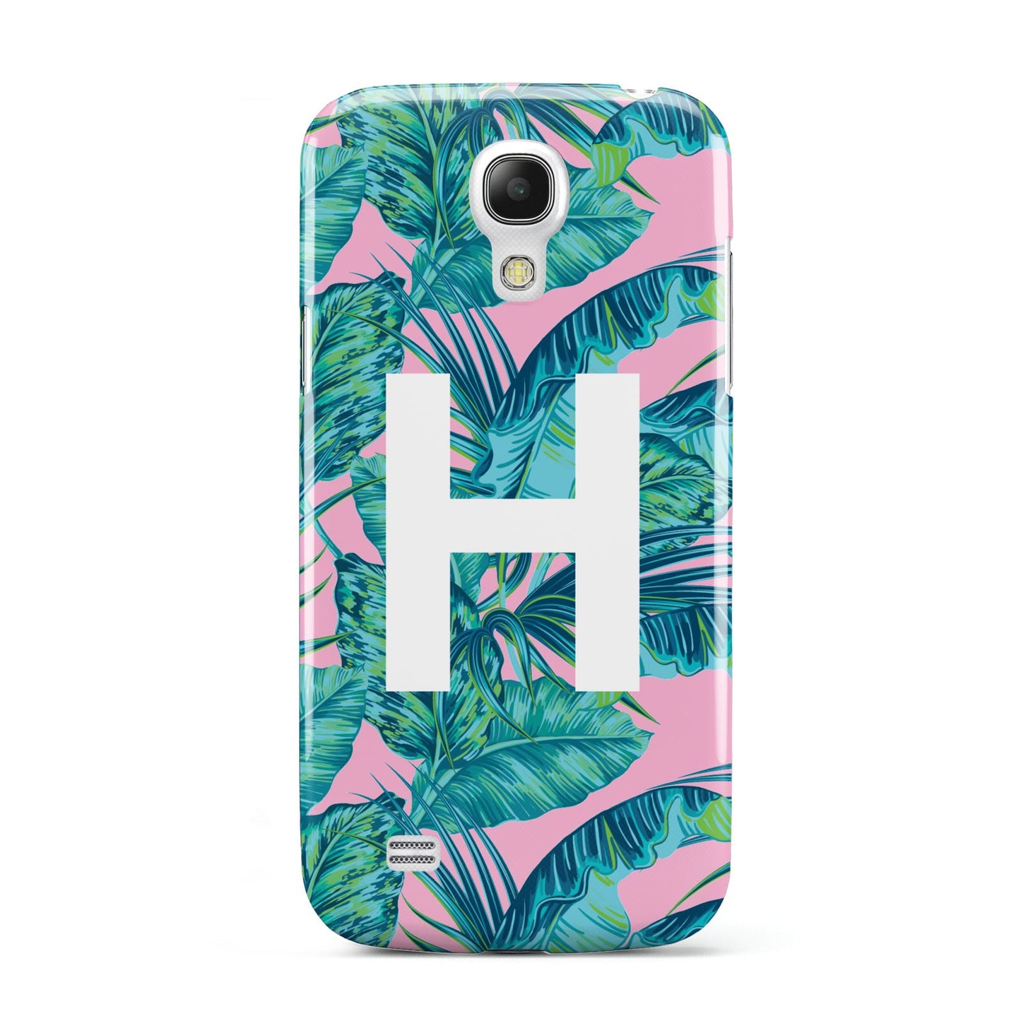 Personalised Tropical Pink and Green Samsung Galaxy S4 Mini Case