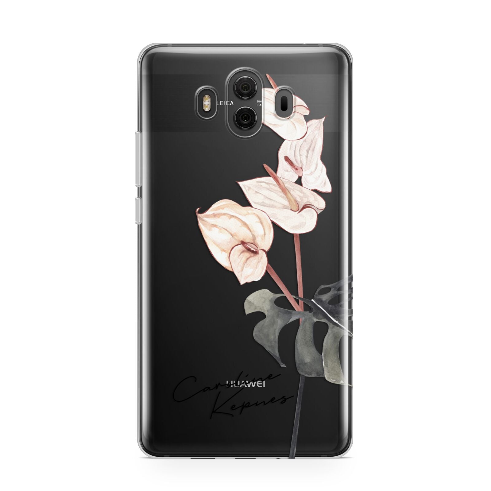 Personalised Tropical Plant Huawei Mate 10 Protective Phone Case