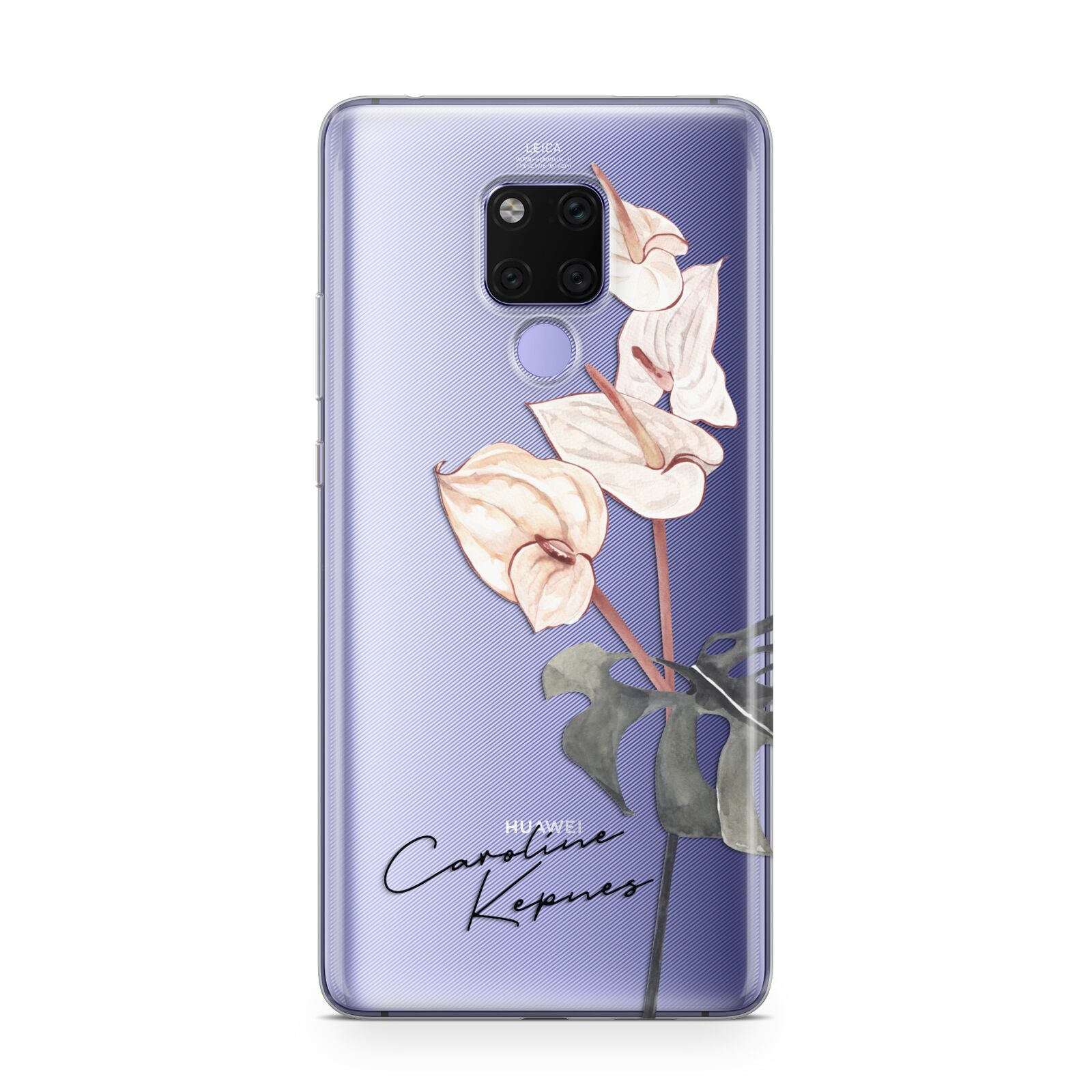 Personalised Tropical Plant Huawei Mate 20X Phone Case