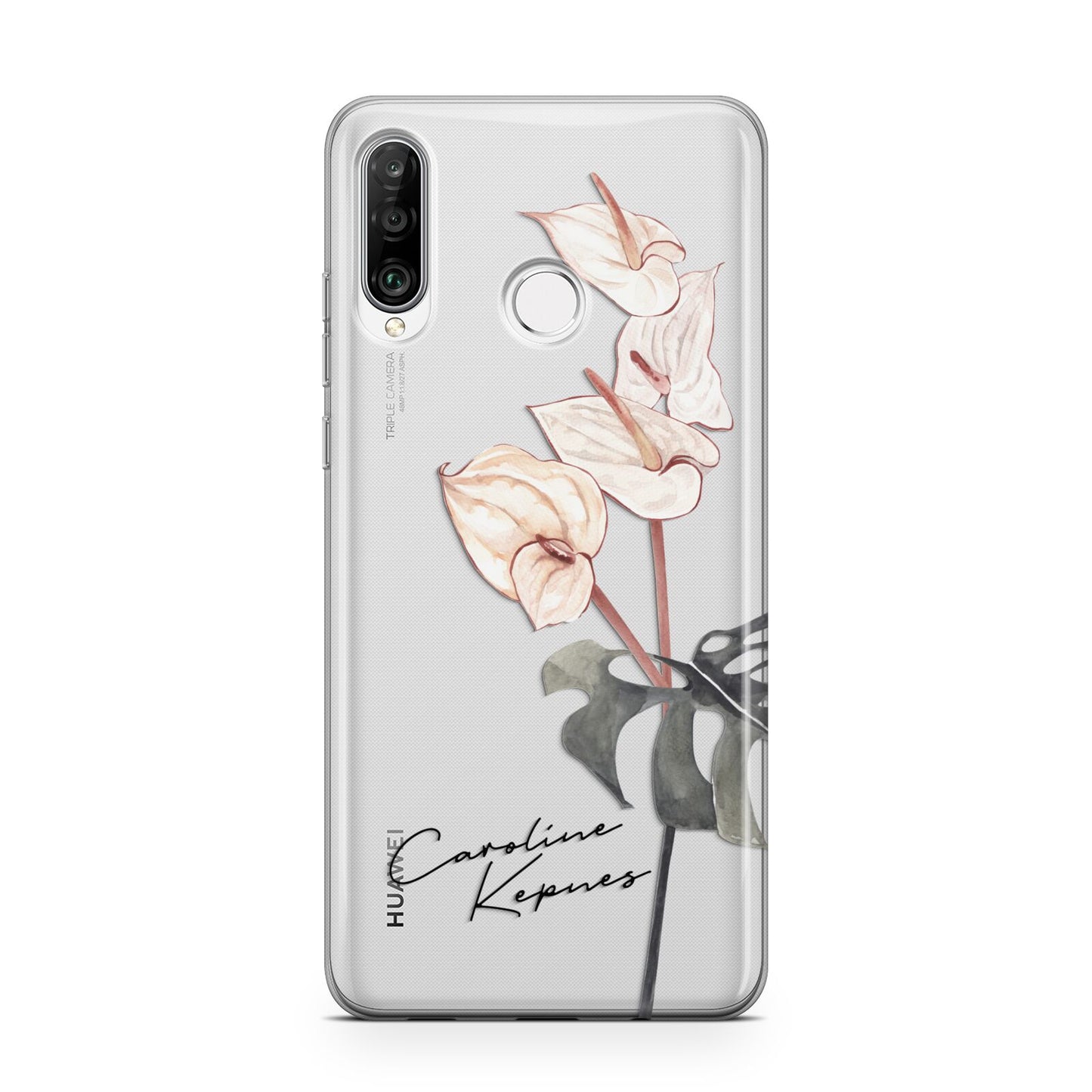 Personalised Tropical Plant Huawei P30 Lite Phone Case