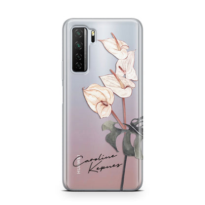 Personalised Tropical Plant Huawei P40 Lite 5G Phone Case