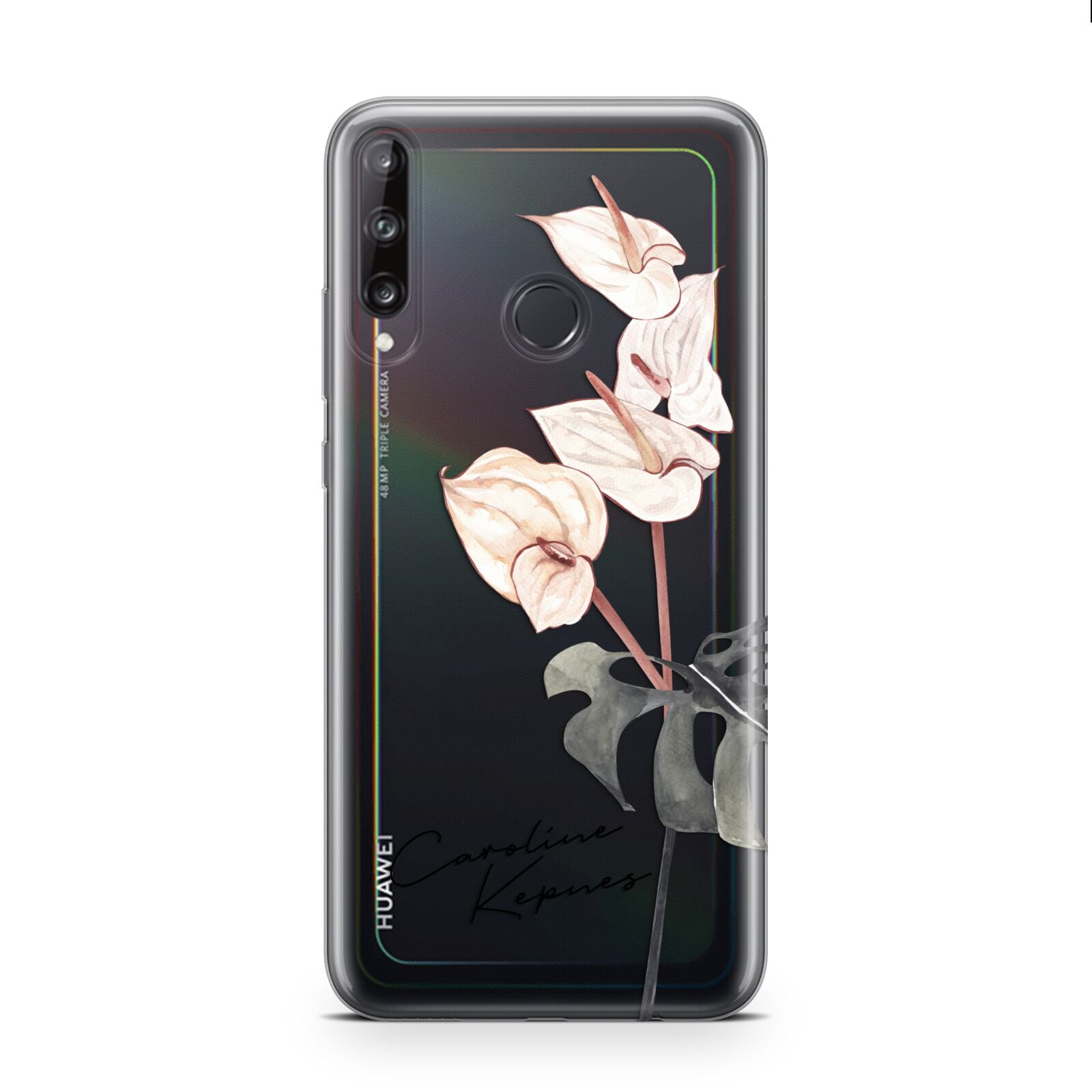 Personalised Tropical Plant Huawei P40 Lite E Phone Case