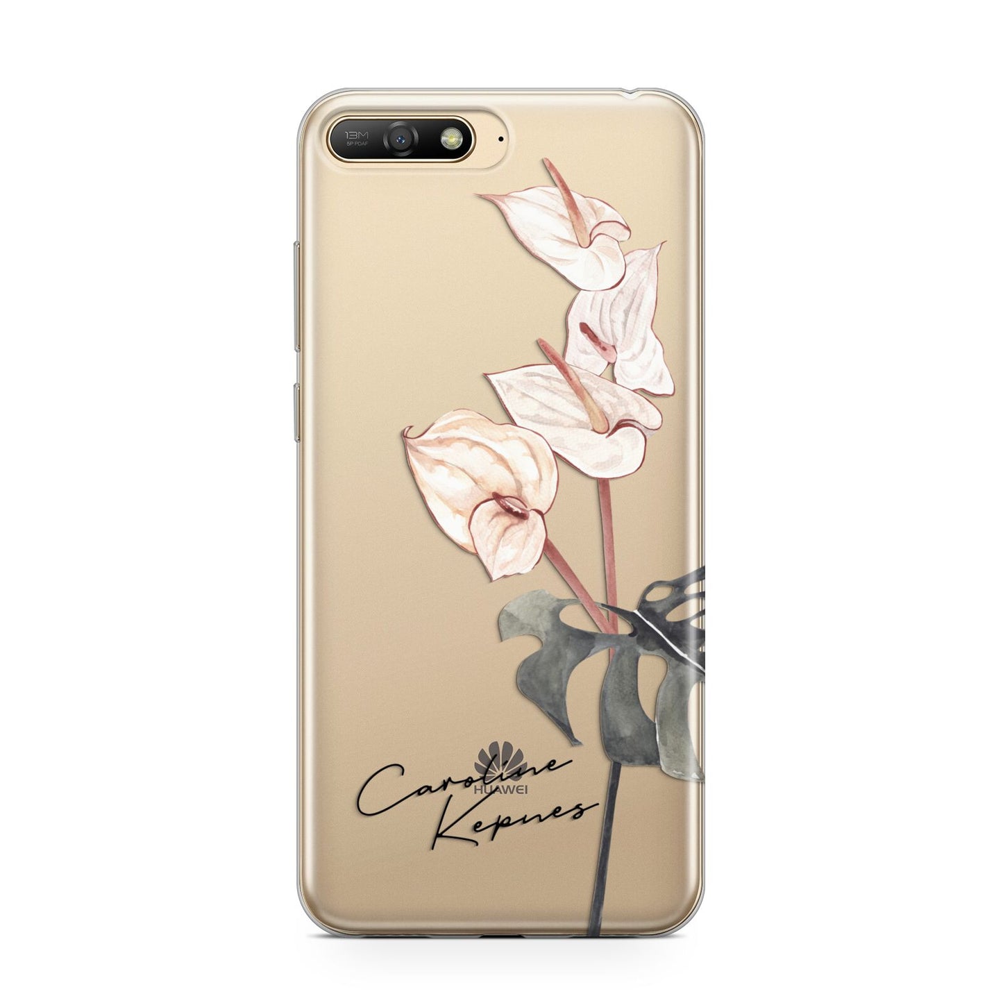 Personalised Tropical Plant Huawei Y6 2018