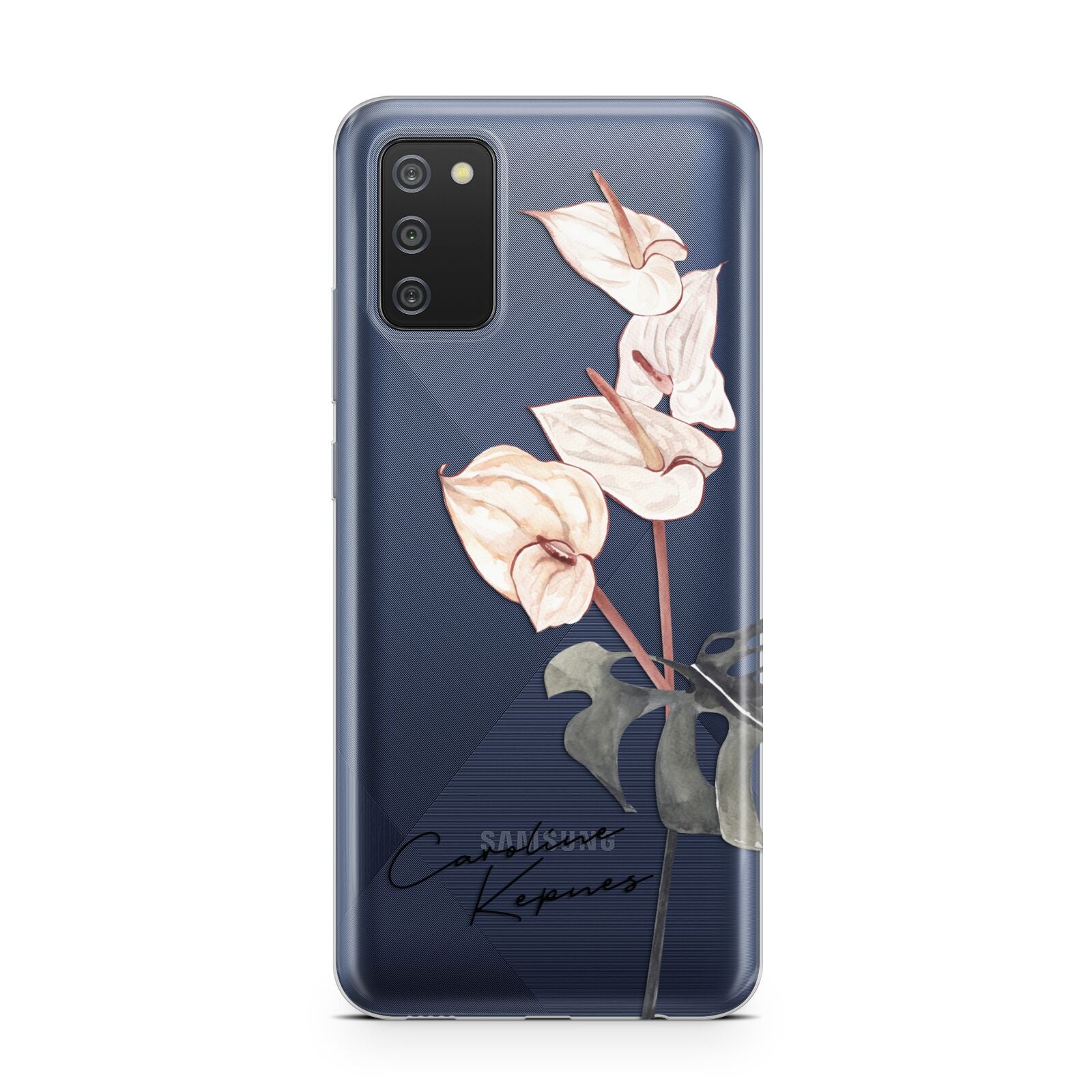 Personalised Tropical Plant Samsung A02s Case