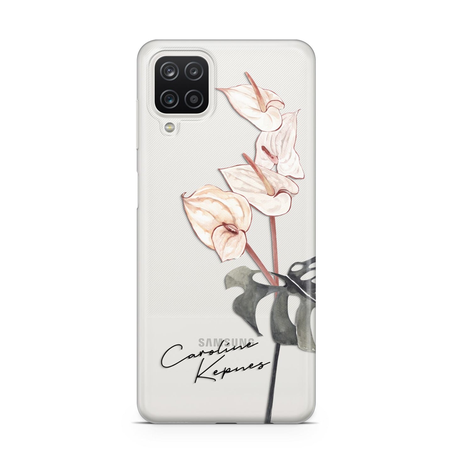 Personalised Tropical Plant Samsung A12 Case