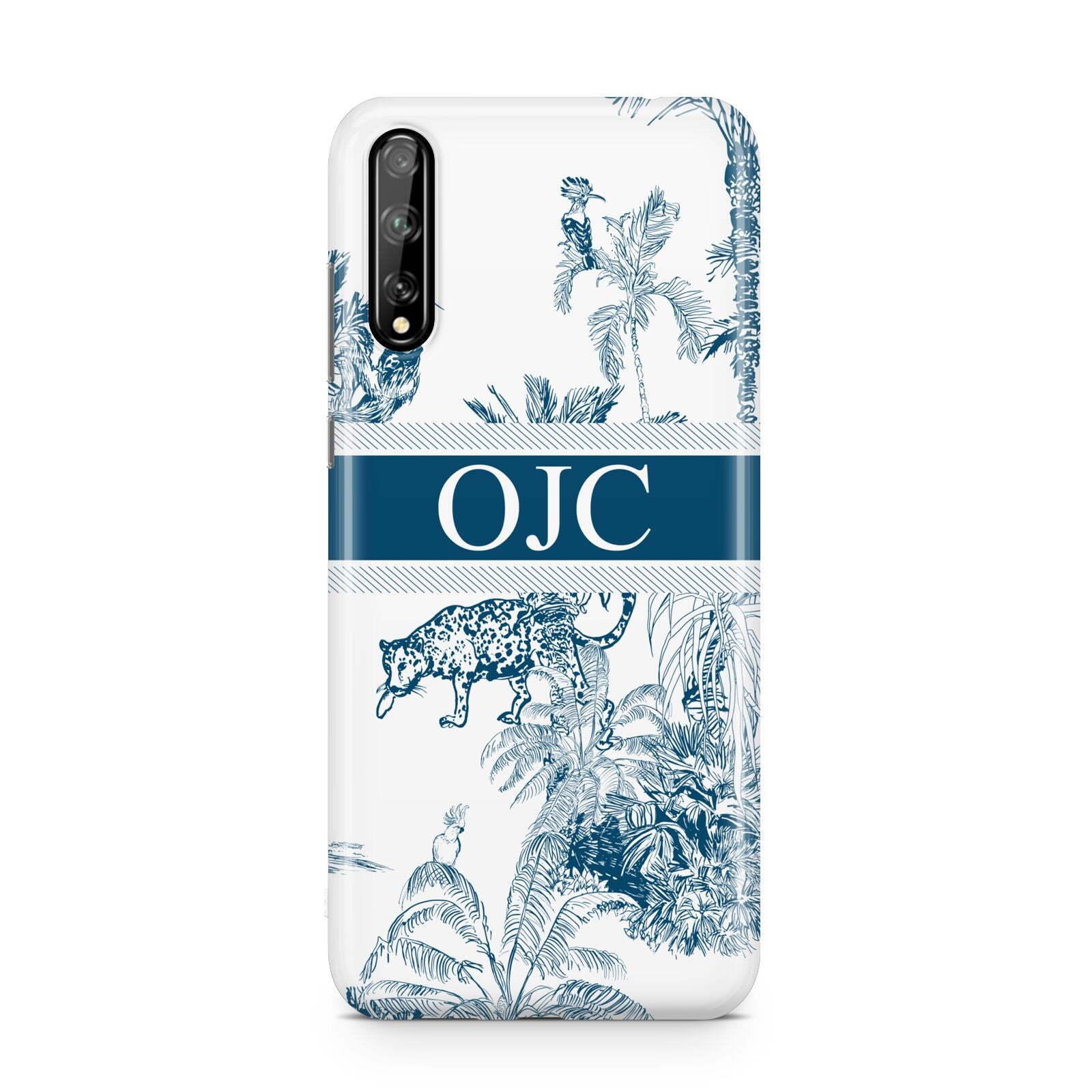 Personalised Tropical Toile Huawei Enjoy 10s Phone Case