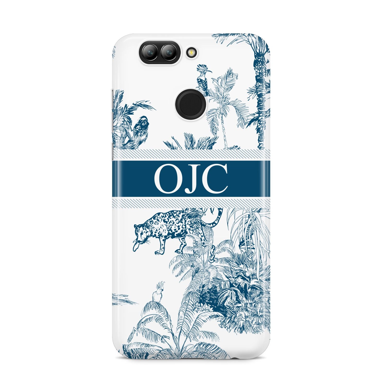 Personalised Tropical Toile Huawei Nova 2s Phone Case