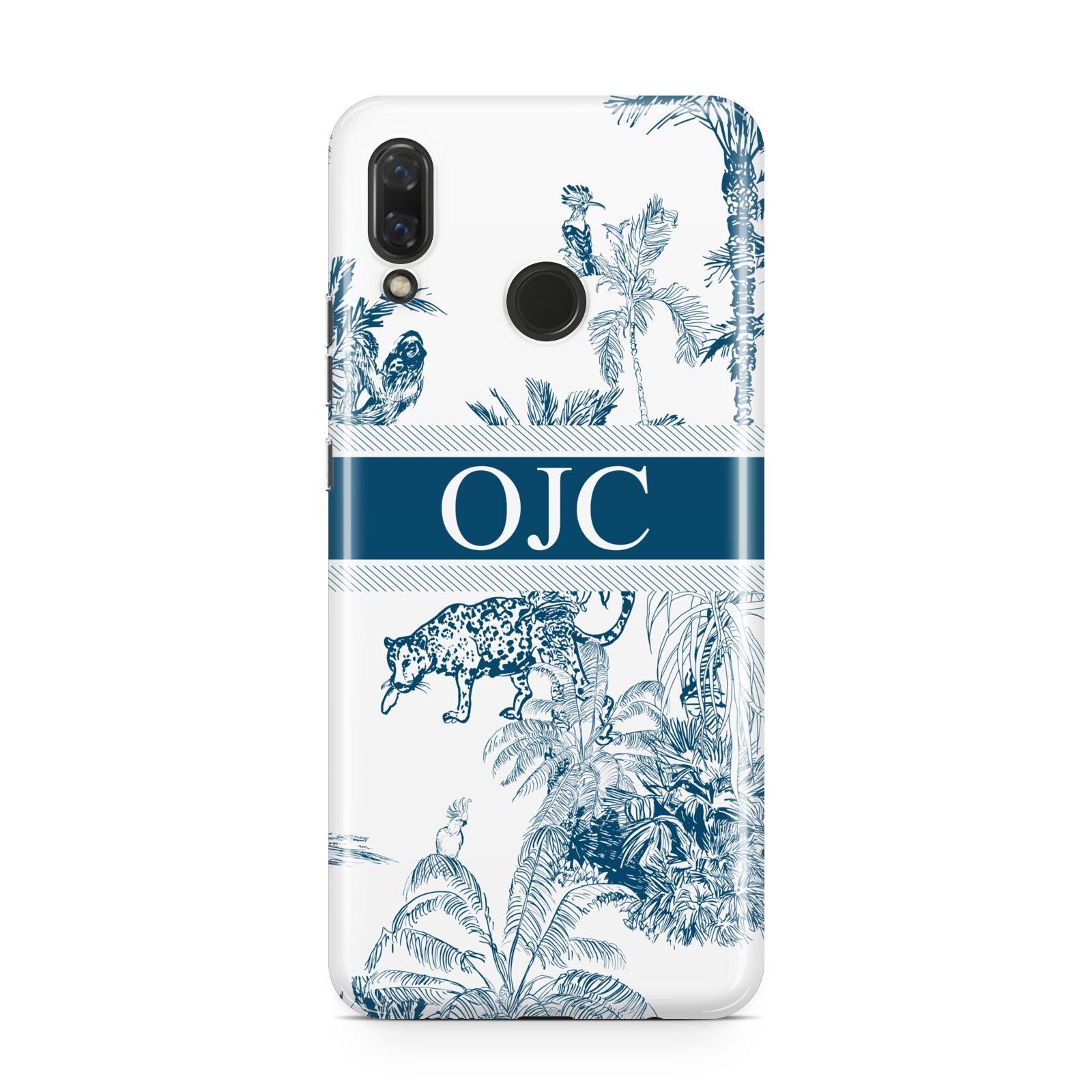 Personalised Tropical Toile Huawei Nova 3 Phone Case