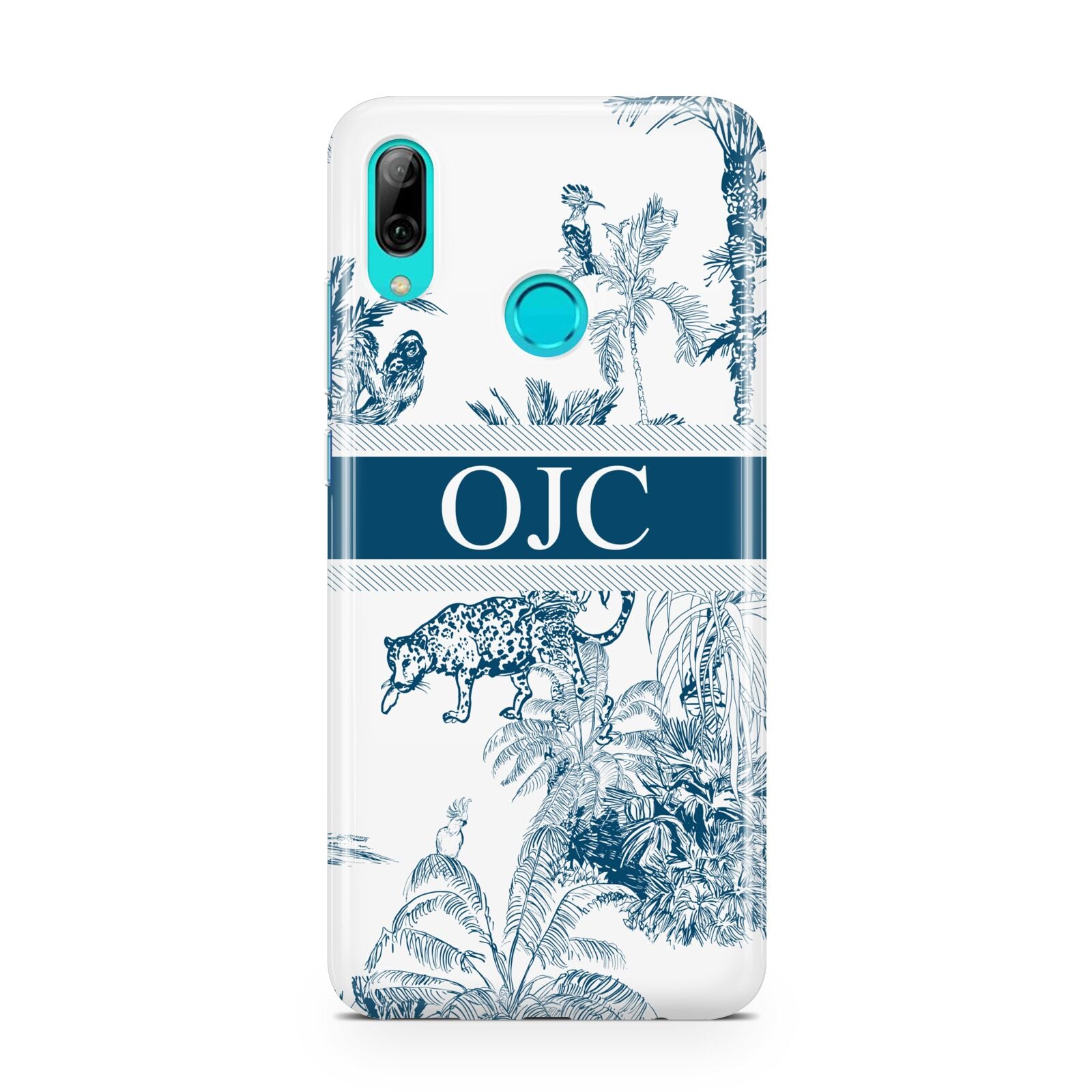 Personalised Tropical Toile Huawei P Smart 2019 Case