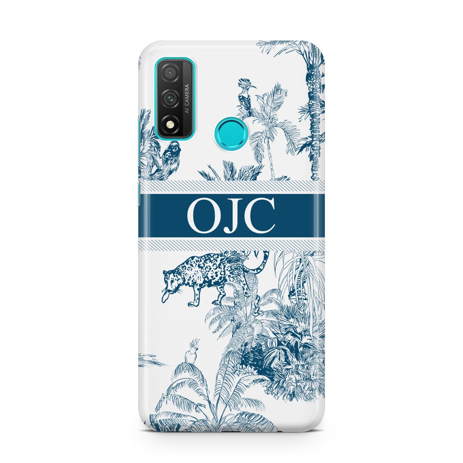 Personalised Tropical Toile Huawei P Smart 2020