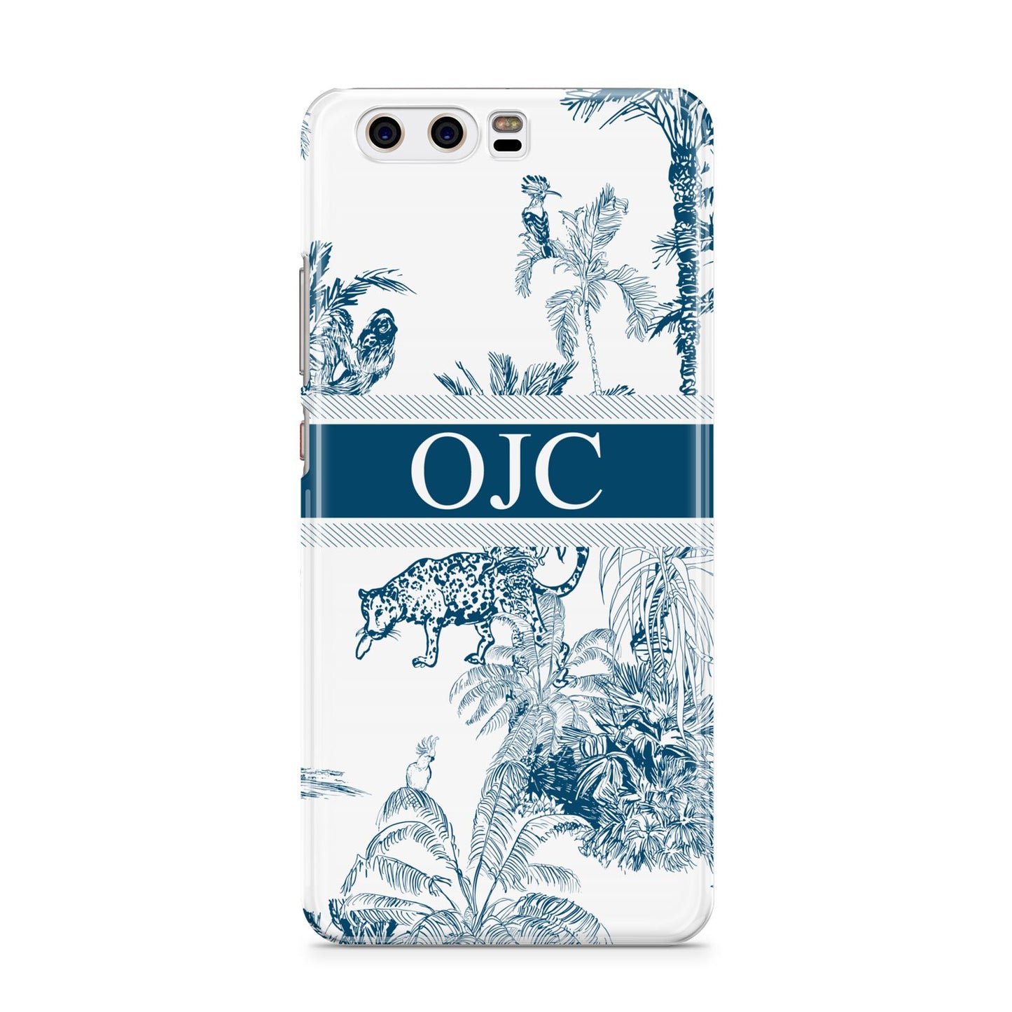 Personalised Tropical Toile Huawei P10 Phone Case