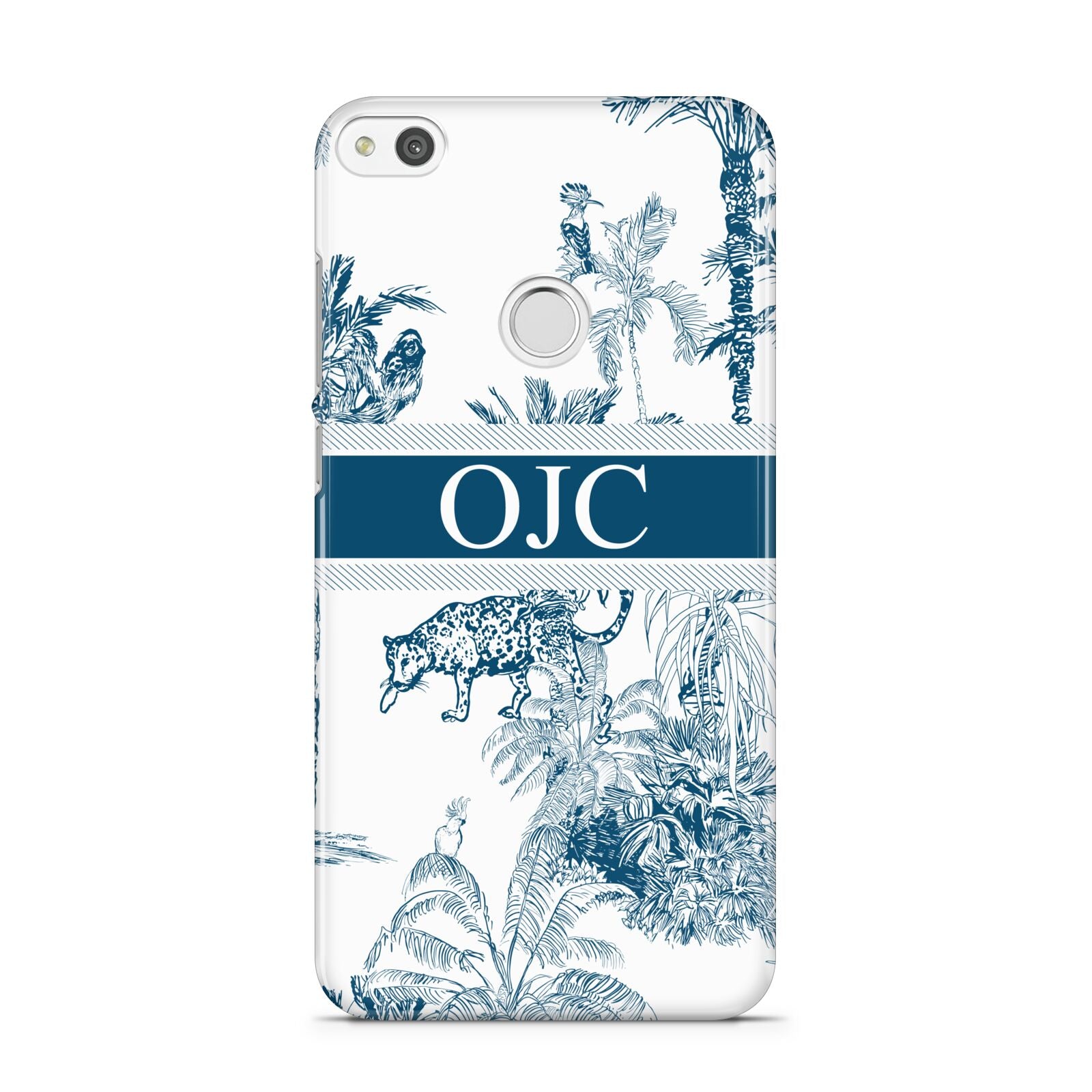 Personalised Tropical Toile Huawei P8 Lite Case