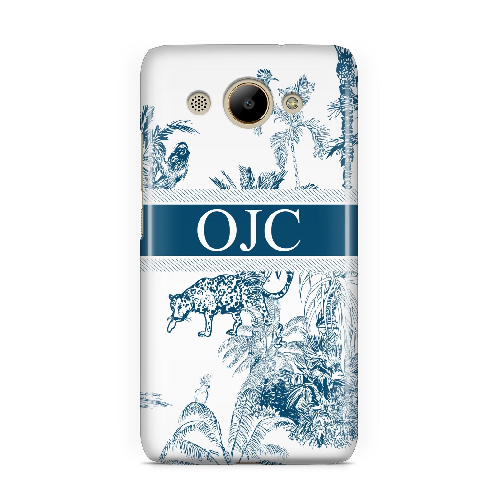 Personalised Tropical Toile Huawei Y3 2017