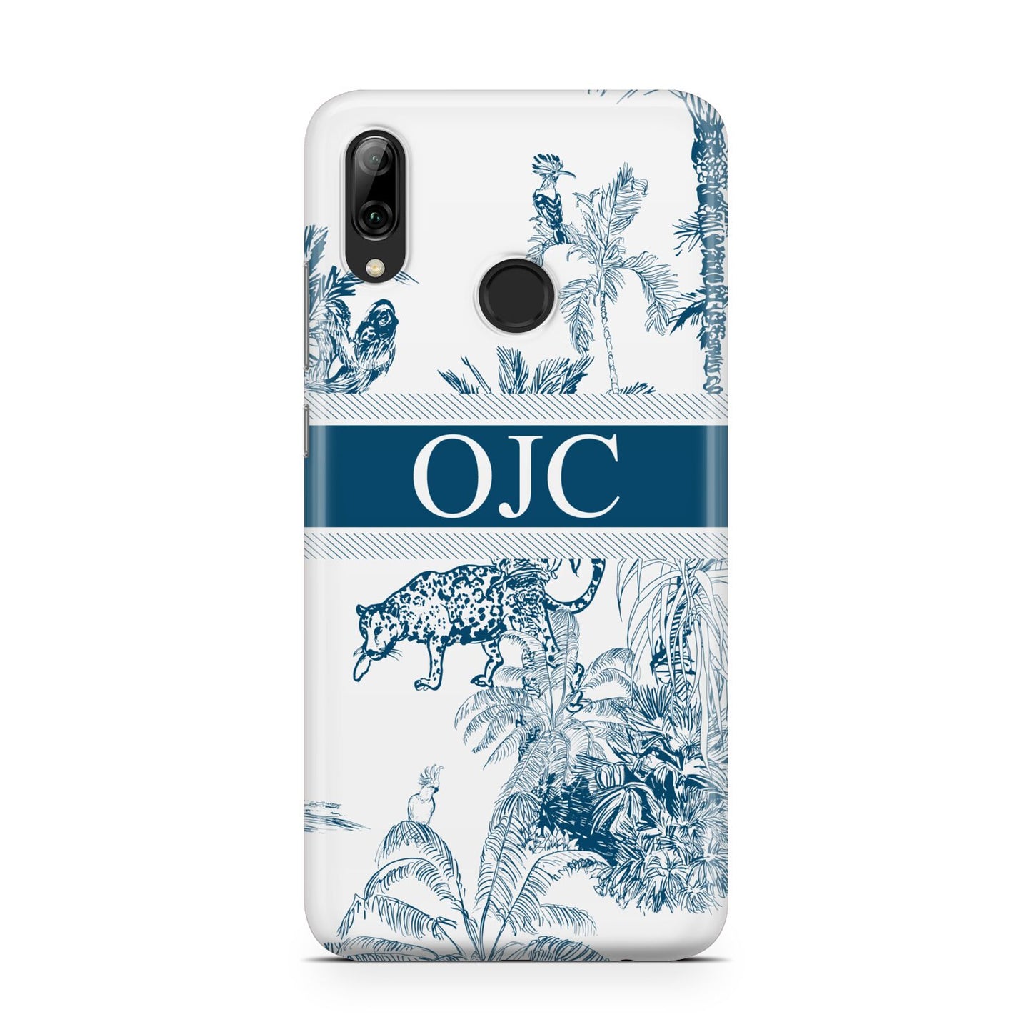 Personalised Tropical Toile Huawei Y7 2019