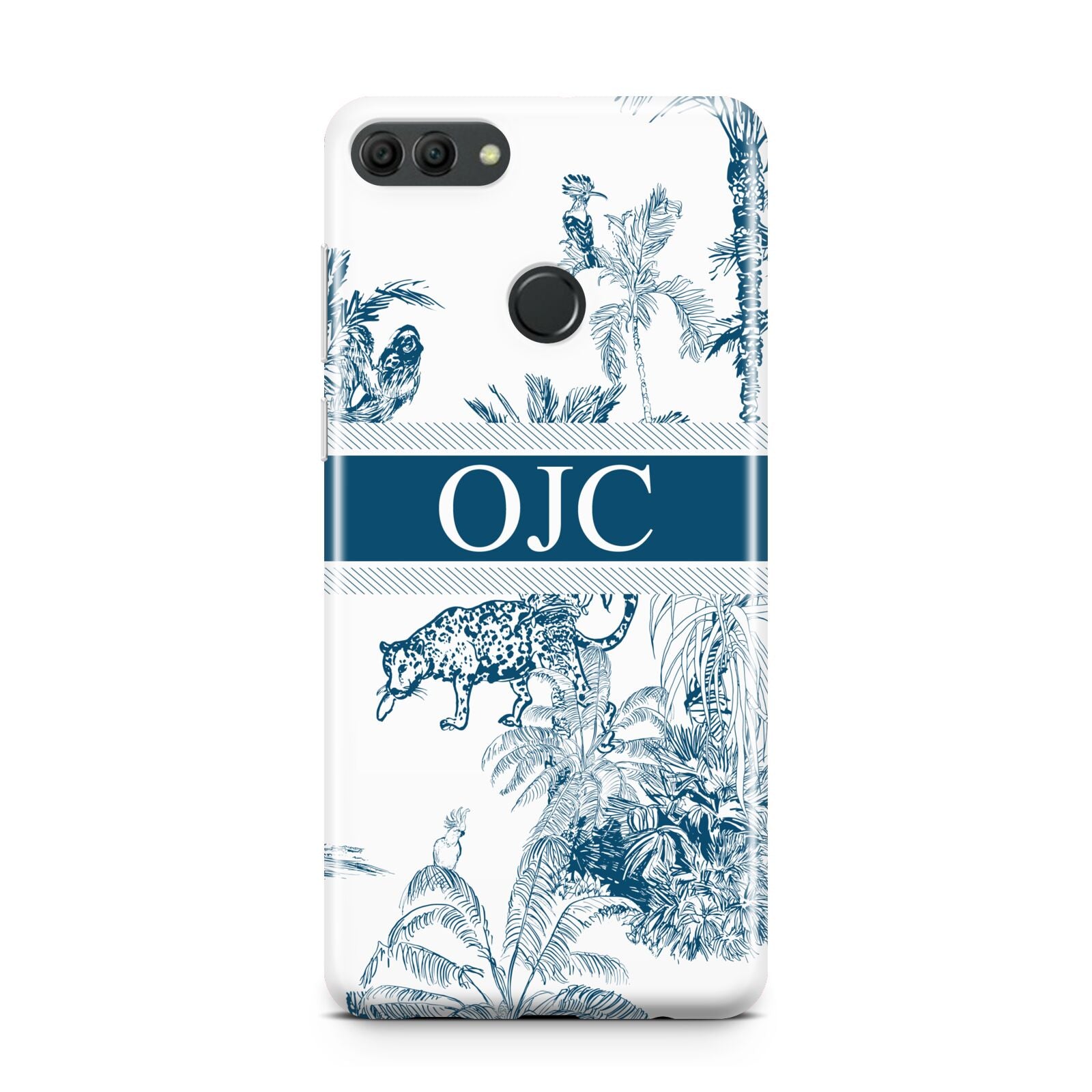 Personalised Tropical Toile Huawei Y9 2018